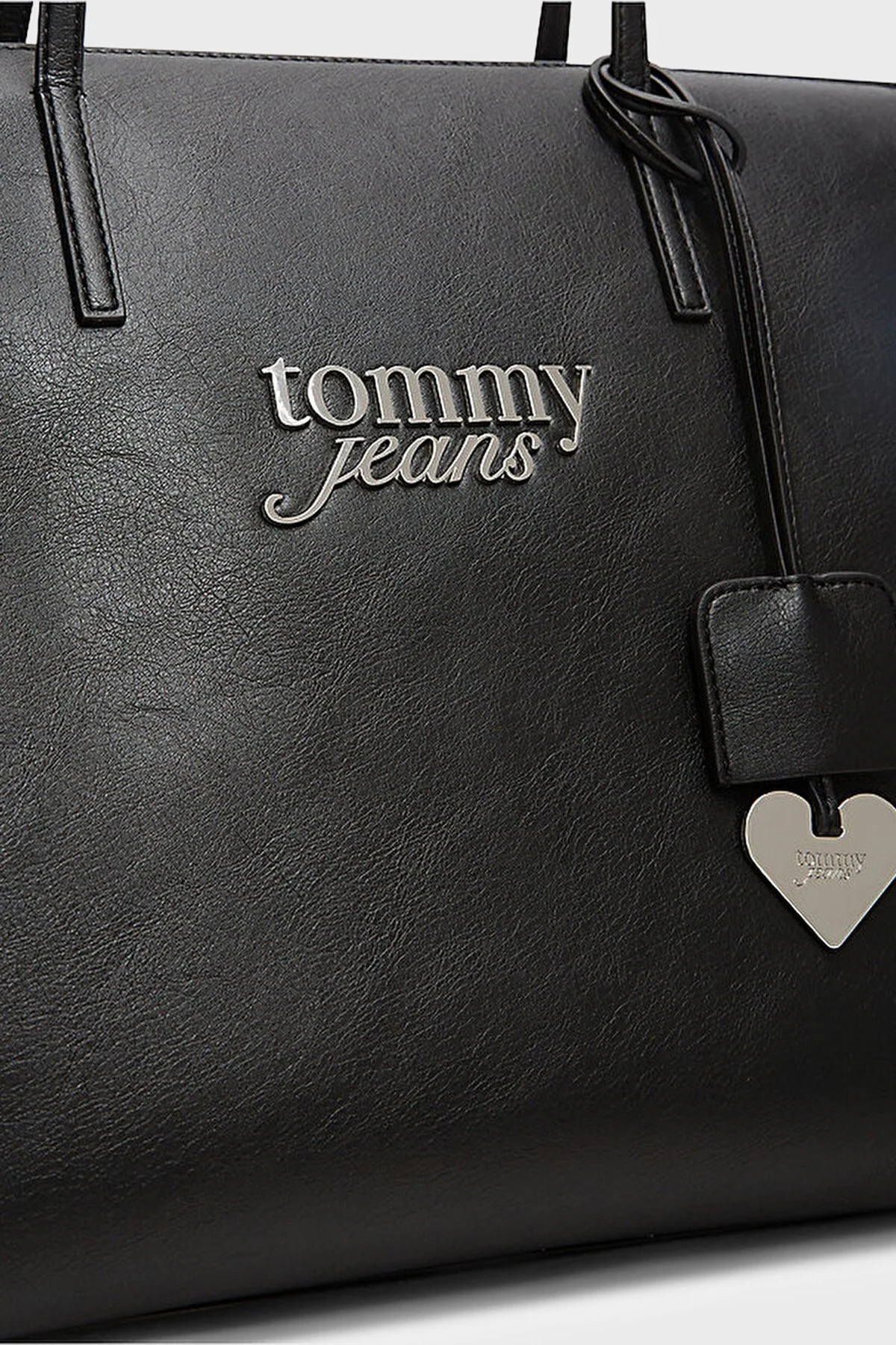 Tommy Jeans Charm Detaylı Omuz Askılı Kadın Çanta AW0AW18786 BDS Siyah - 5