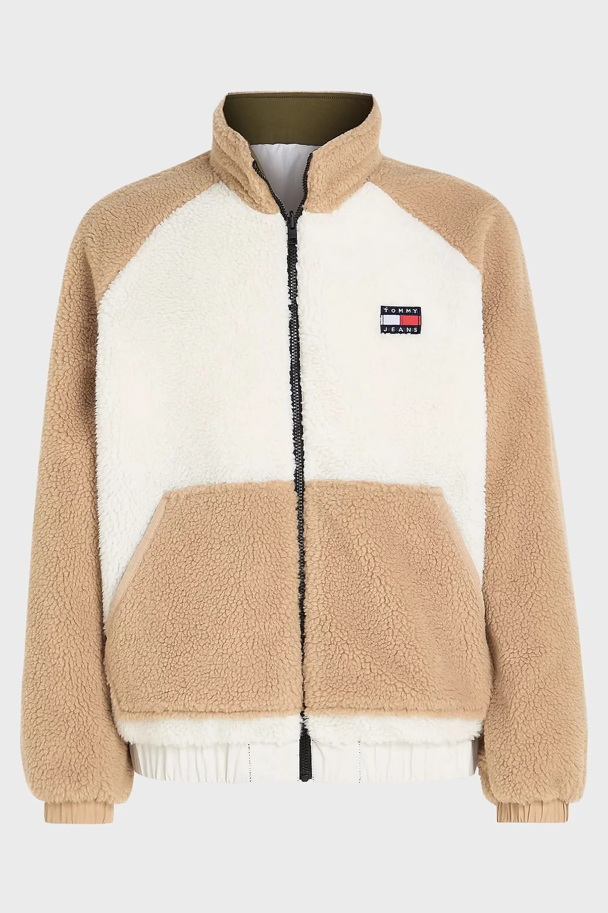 Tommy Jeans Çift Taraflı Relaxed Fit Dik Yaka Erkek Mont DM0DM17232 AB0 BEJ - 6