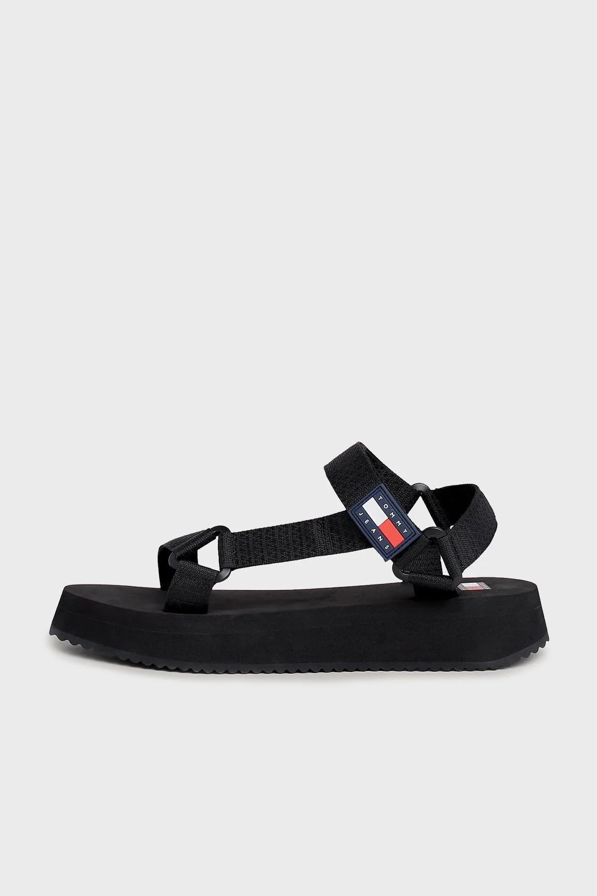 Tommy Jeans Cırtlı Platform Bayan Sandalet EN0EN02466 BDS SİYAH - 8