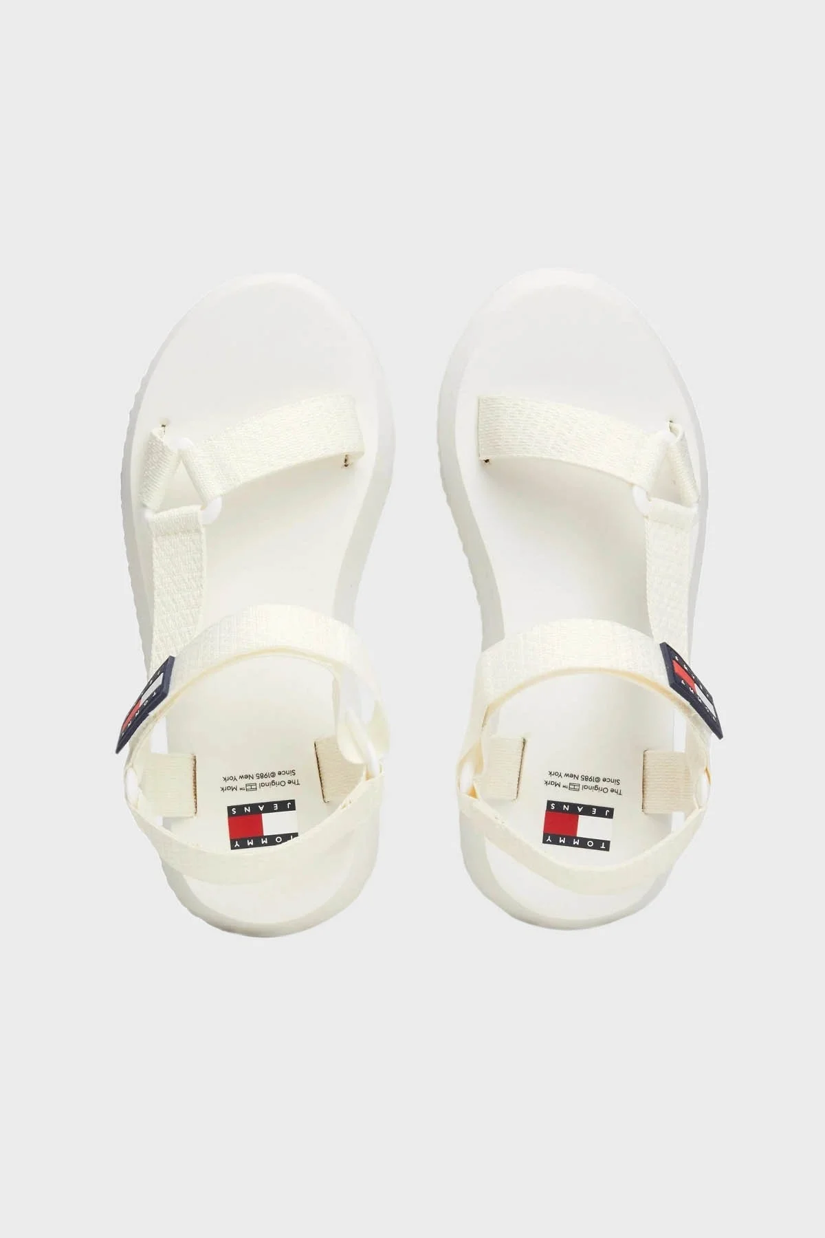 Tommy Jeans Cırtlı Platform Bayan Sandalet EN0EN02466 YBL BEYAZ - 5