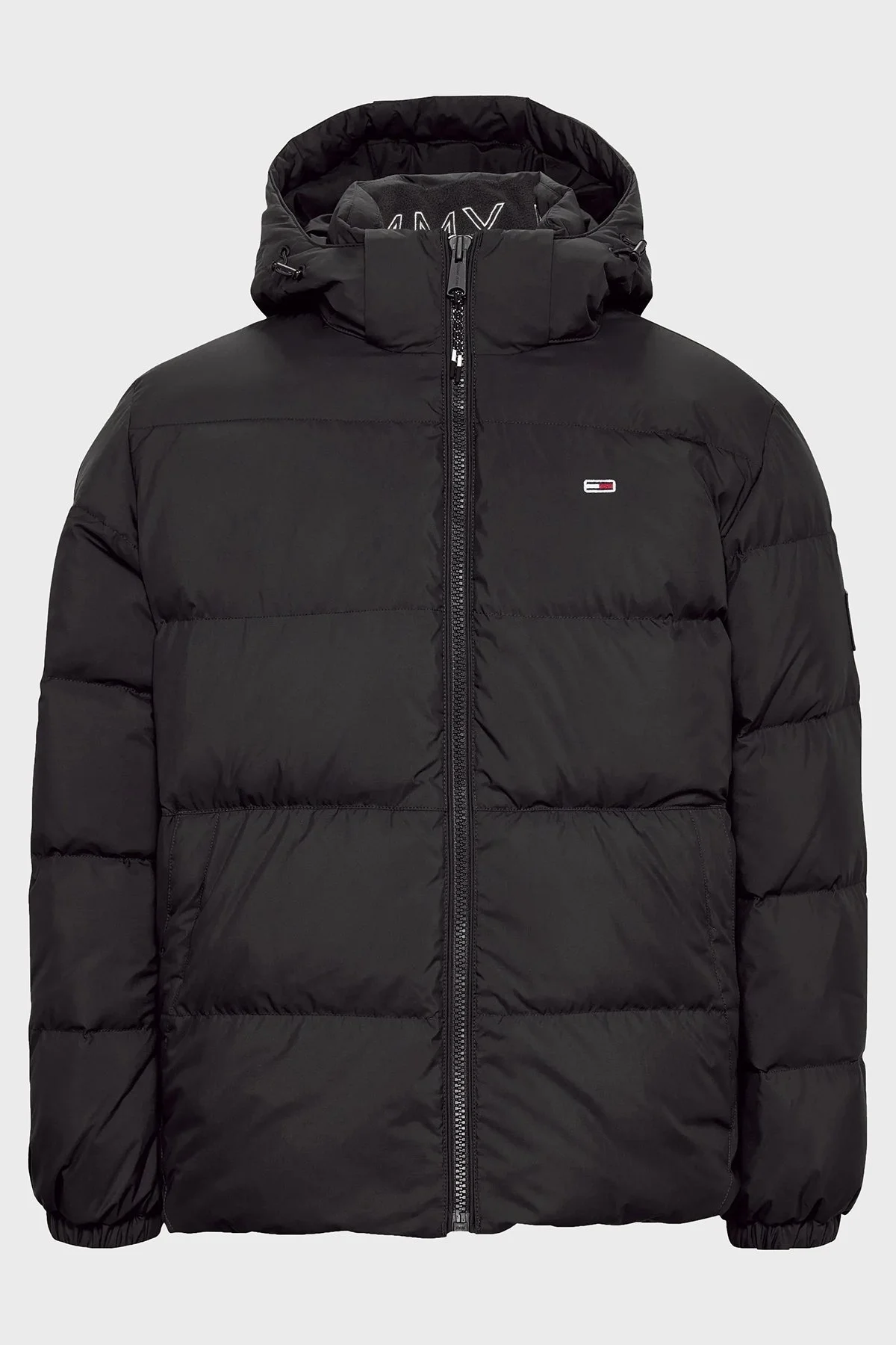 Tommy Jeans Comfort Fit Çıkarılabilir Kapüşonlu Fermuarlı Erkek Mont DM0DM19786 BDS SİYAH - 6