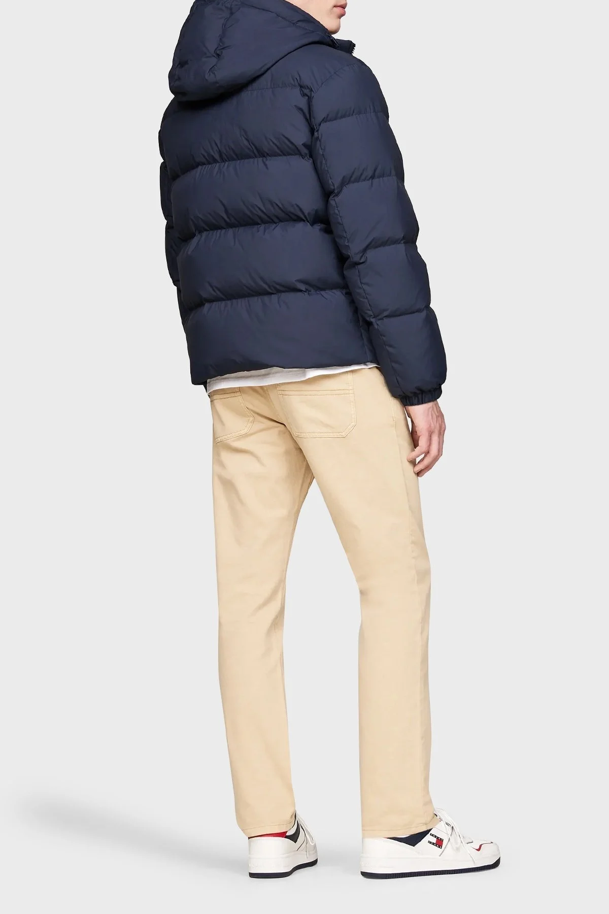 Tommy Jeans Comfort Fit Çıkarılabilir Kapüşonlu Fermuarlı Erkek Mont DM0DM19786 C1G LACİVERT - 3