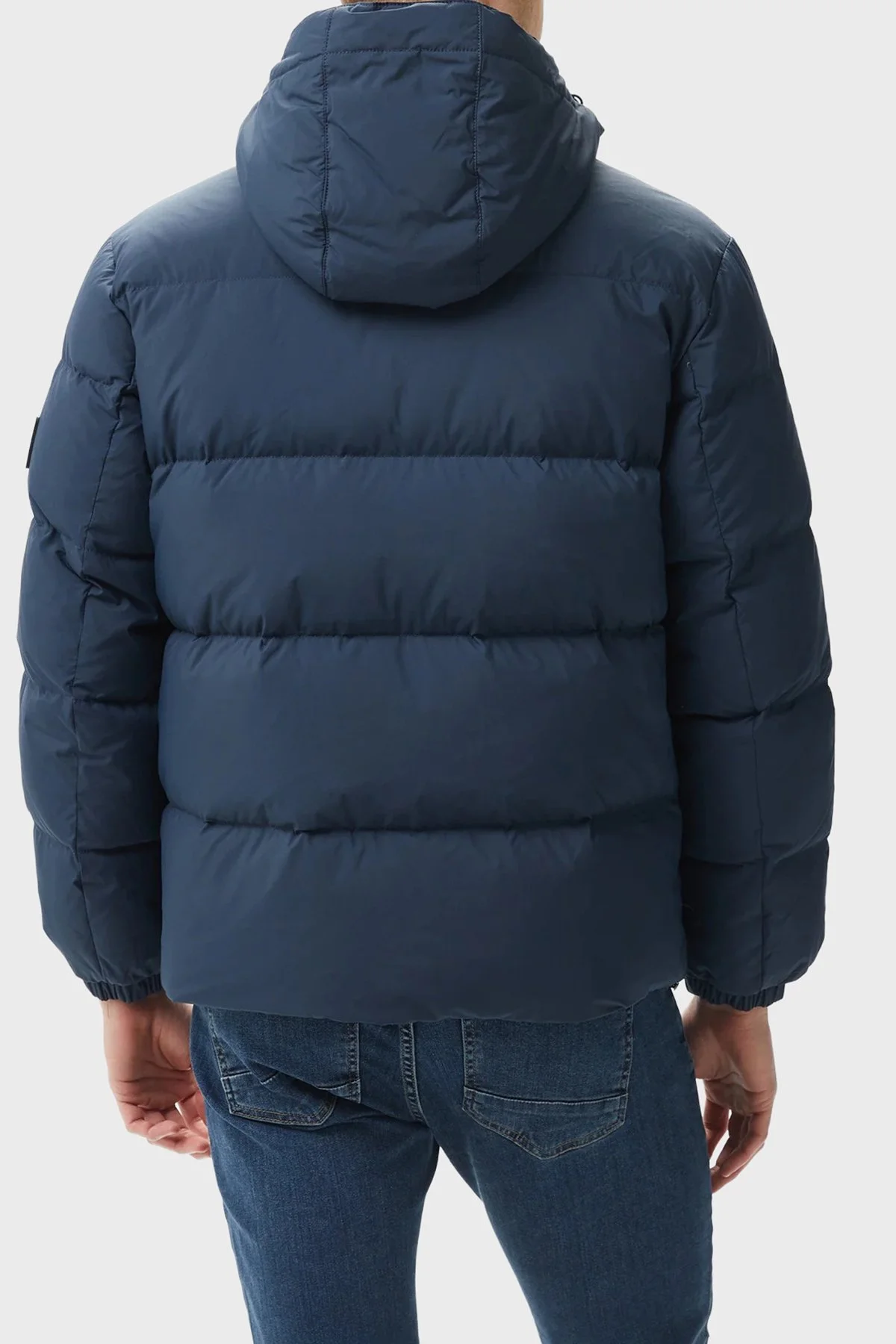 Tommy Jeans Comfort Fit Çıkarılabilir Kapüşonlu Fermuarlı Erkek Mont DM0DM19786 C1G LACİVERT - 8