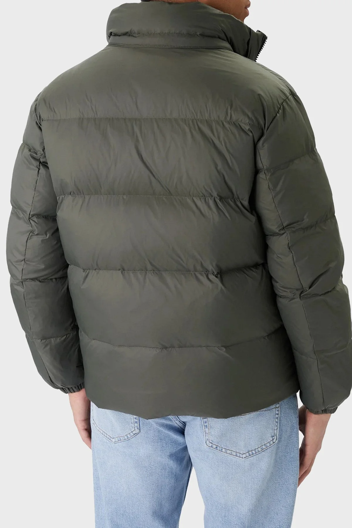 Tommy Jeans Comfort Fit Çıkarılabilir Kapüşonlu Şişme Erkek Mont DM0DM19786 MRH KOYU YEŞİL - 4