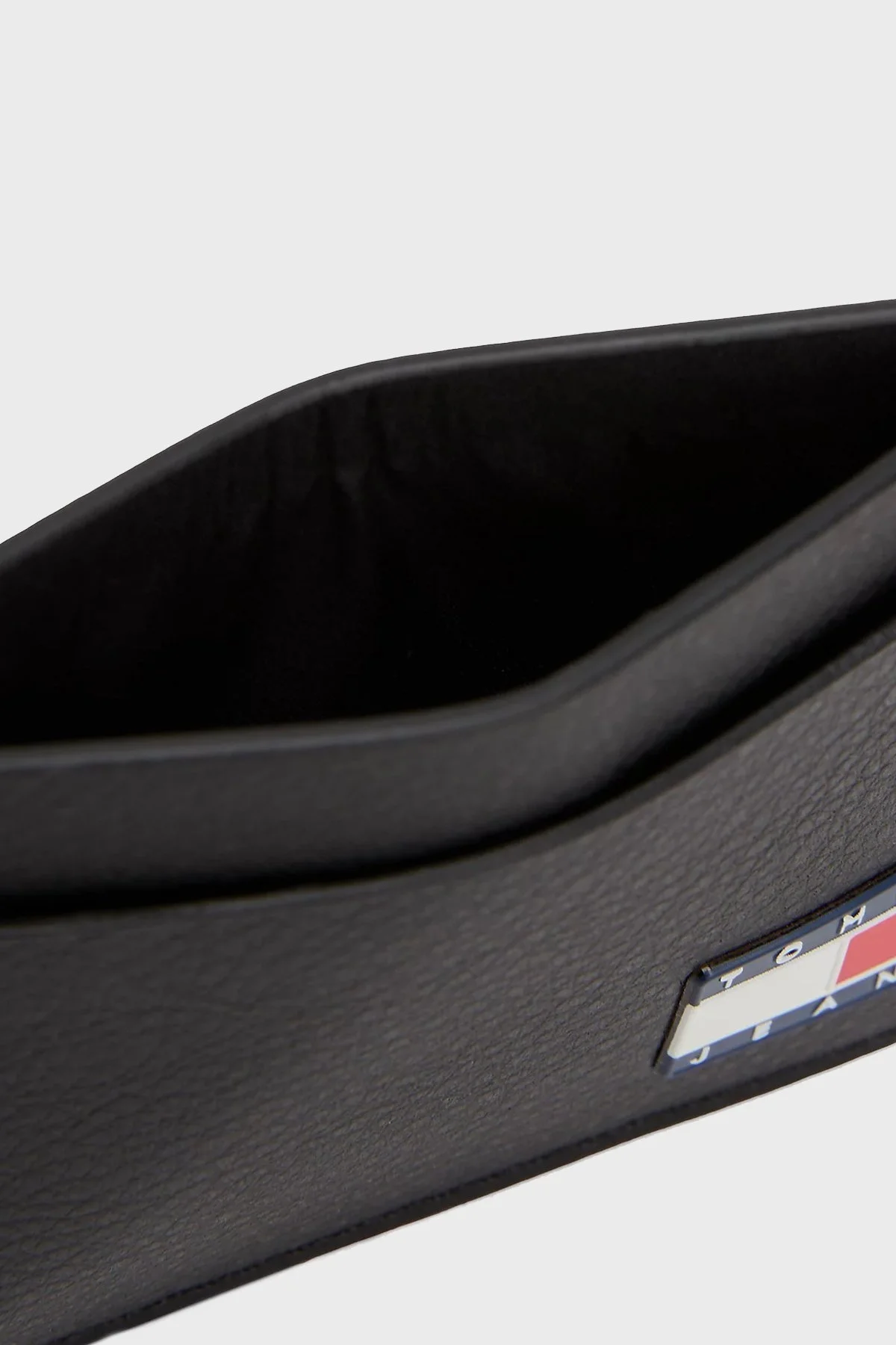 Tommy Jeans Deri Karışımlı Logolu Erkek Kartlık AM0AM13388 BDS SİYAH - 4