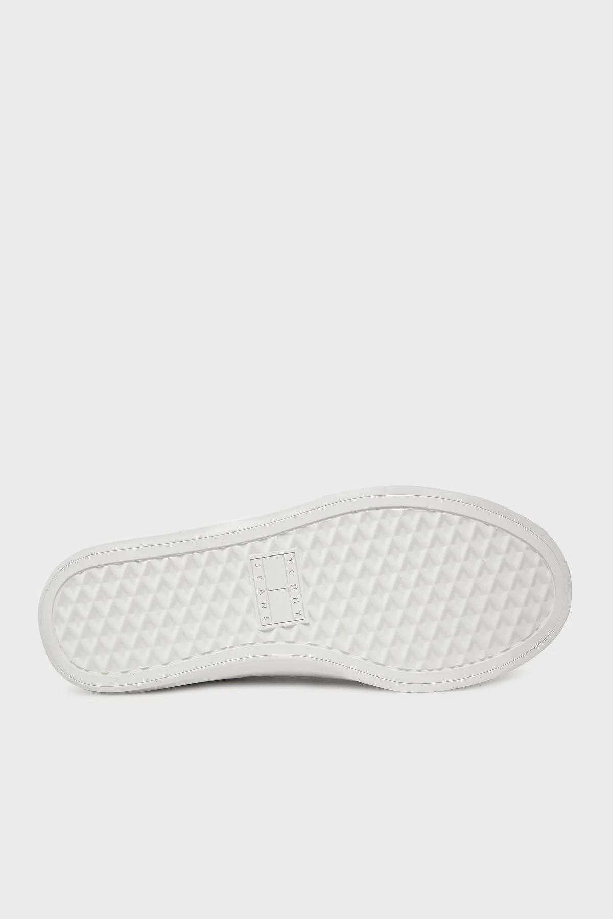 Tommy Jeans Deri Logolu Sneaker Bayan Ayakkabı EN0EN02508 YBL BEYAZ - 12