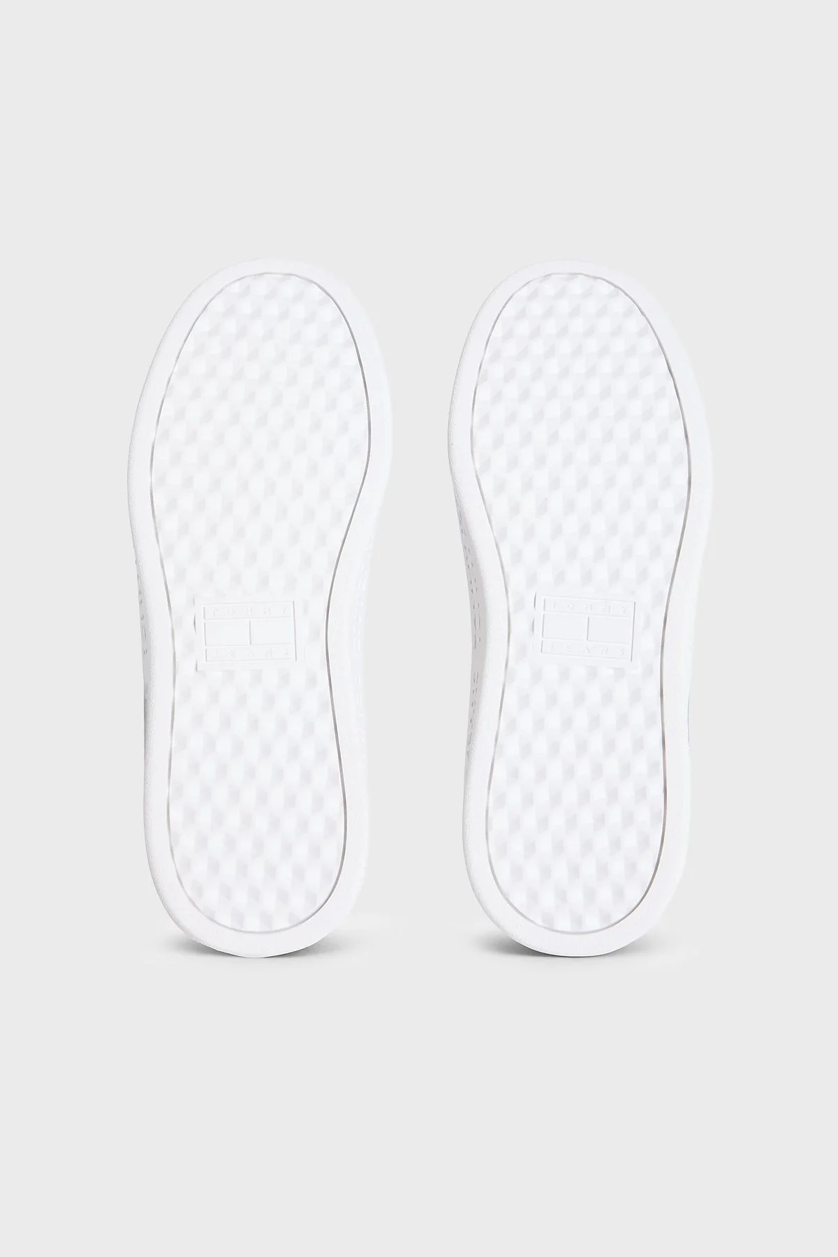 Tommy Jeans Deri Logolu Sneaker Bayan Ayakkabı EN0EN02960 YBL BEYAZ - 5