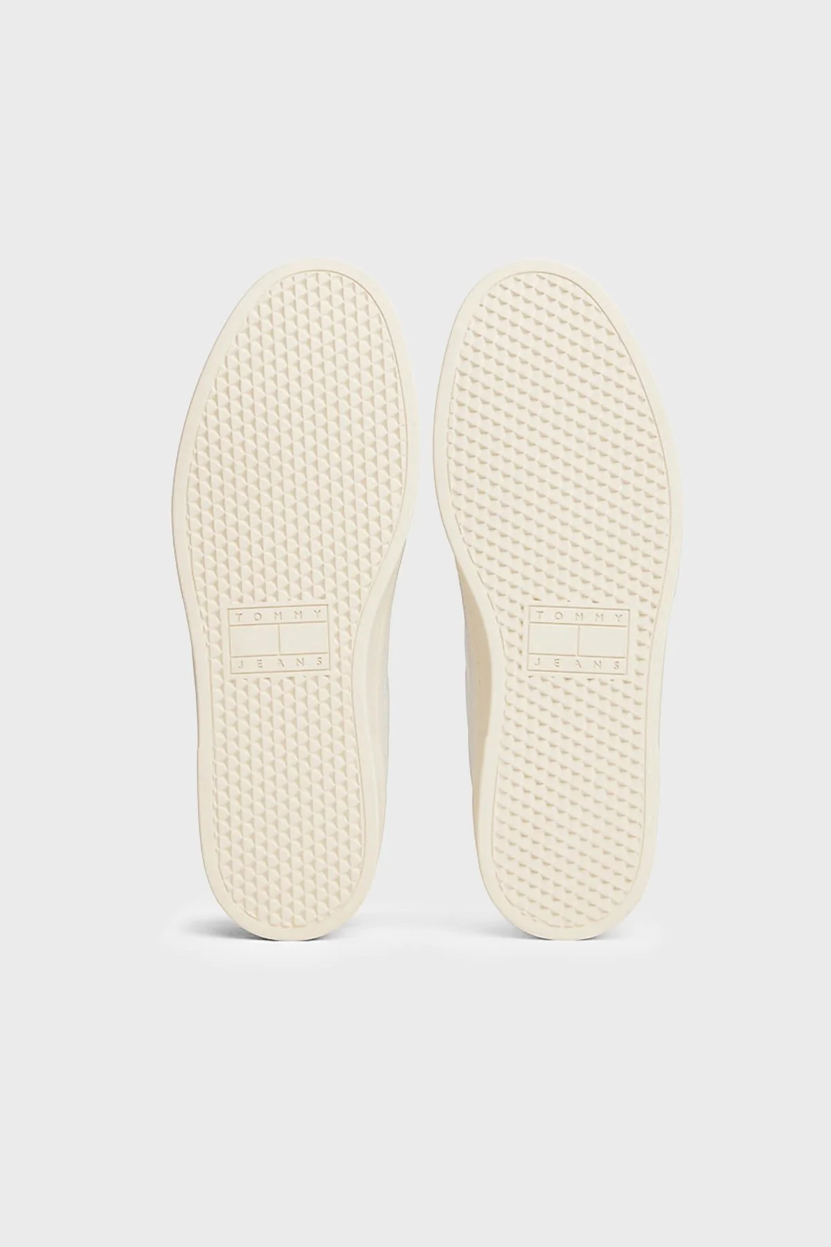Tommy Jeans Deri Logolu Sneaker Erkek Ayakkabı EM0EM01574 0LG BEYAZ-LACİVERT - 7