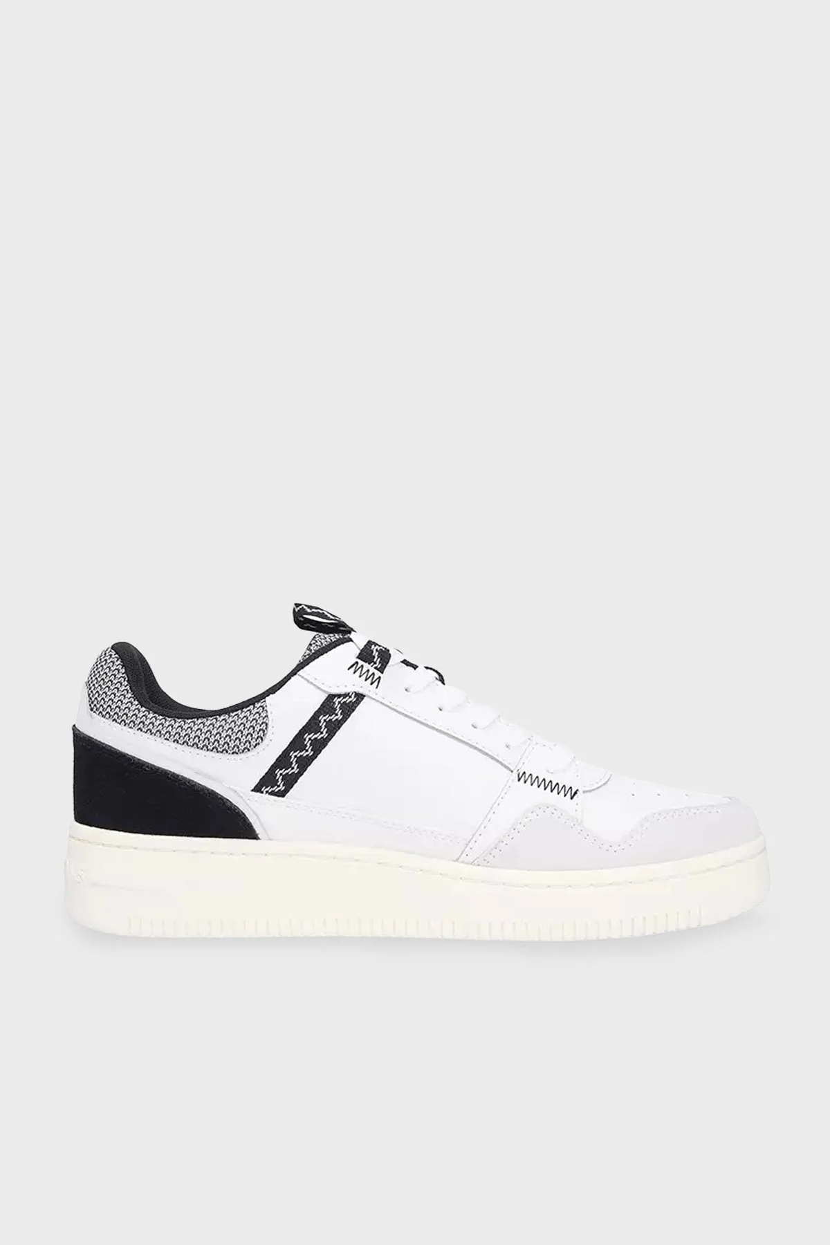 Tommy Jeans Deri Logolu Sneaker Erkek Ayakkabı EM0EM01657 0K9 BEJ-SİYAH - 3