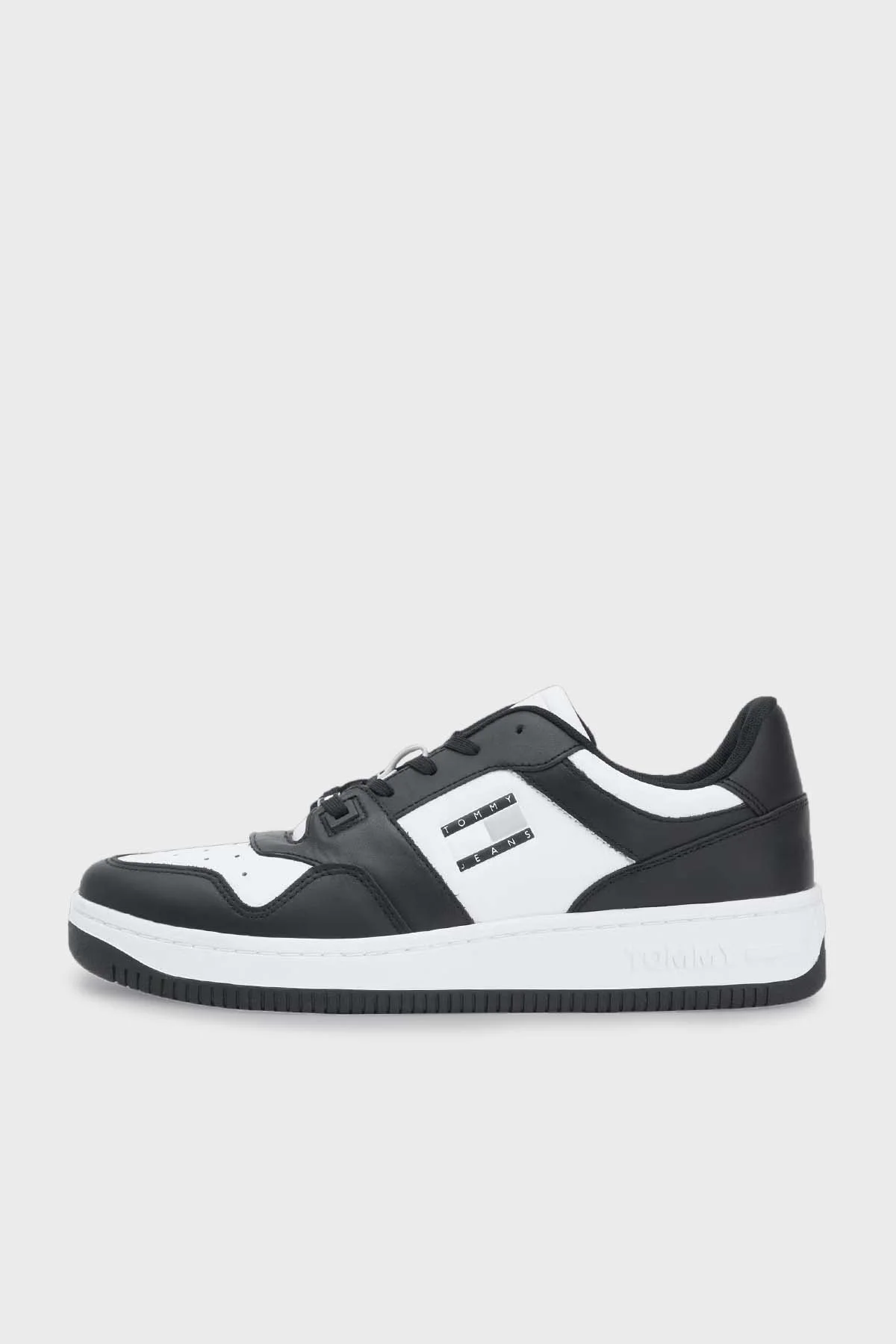 Tommy Jeans Deri Spor Erkek Ayakkabı EM0EM01165 BDS SİYAH - 2
