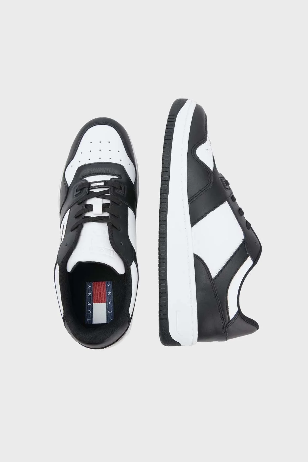 Tommy Jeans Deri Spor Erkek Ayakkabı EM0EM01165 BDS SİYAH - 3