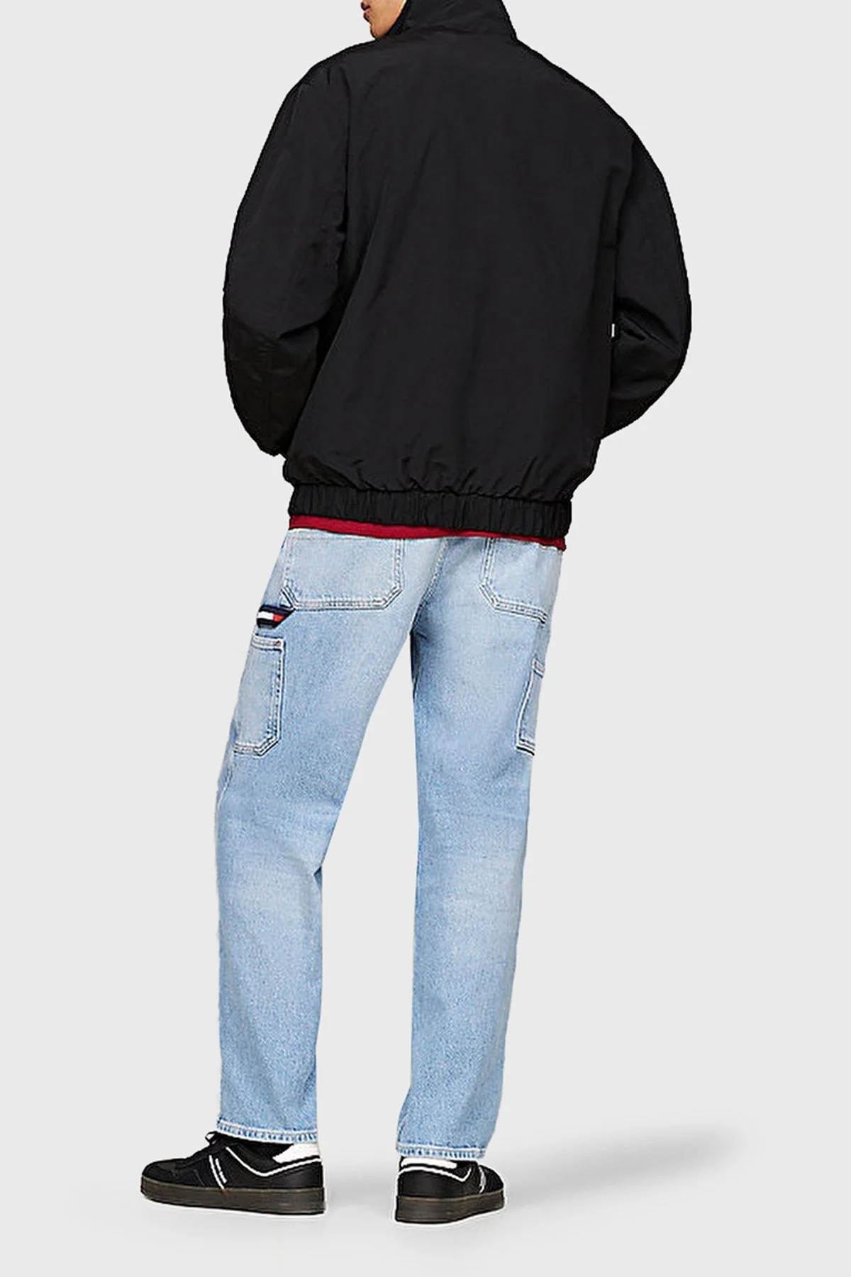 Tommy Jeans Fermuarlı Relaxed Fit Erkek Ceket DM0DM17982 BDS SİYAH - 2