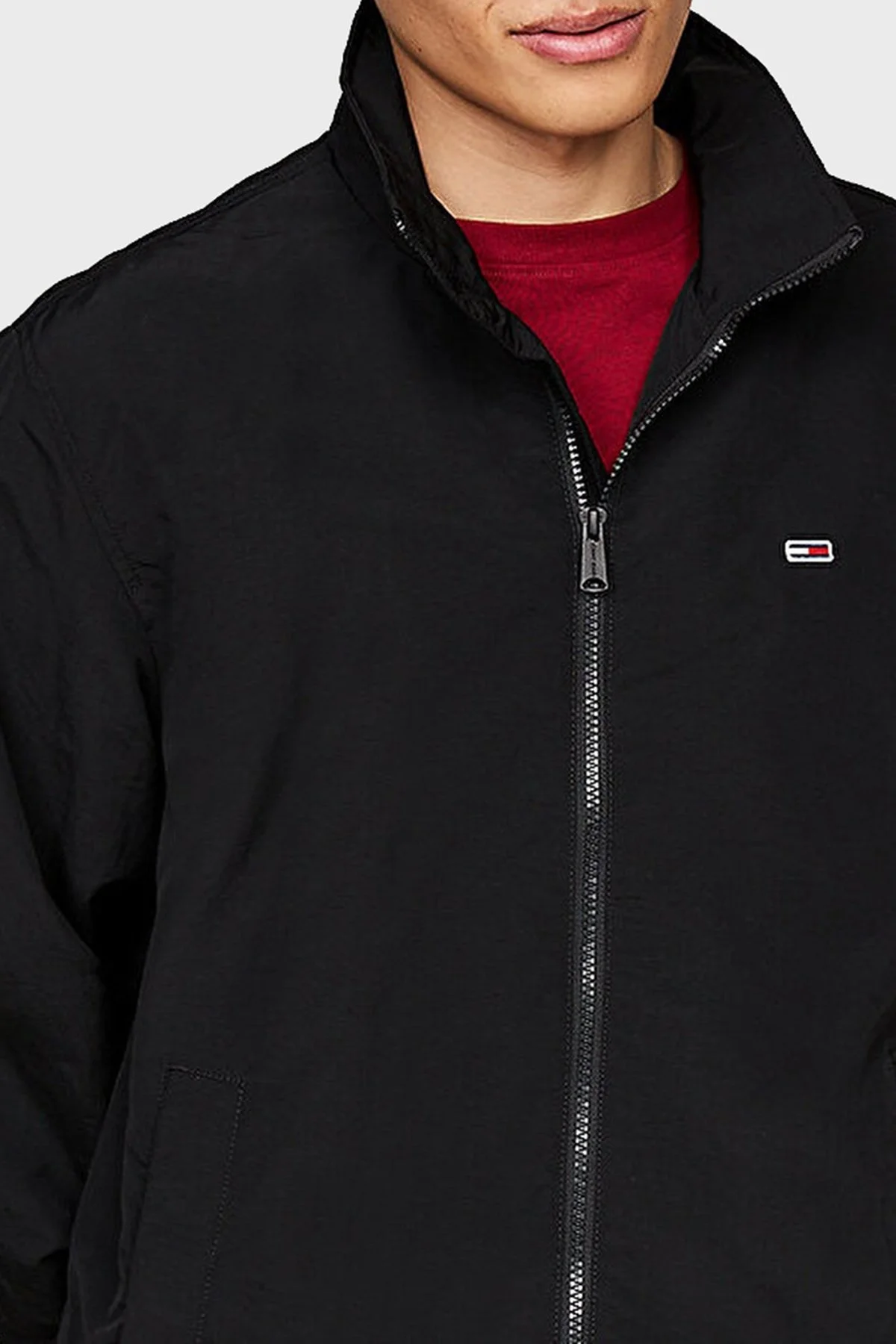 Tommy Jeans Fermuarlı Relaxed Fit Erkek Ceket DM0DM17982 BDS SİYAH - 4