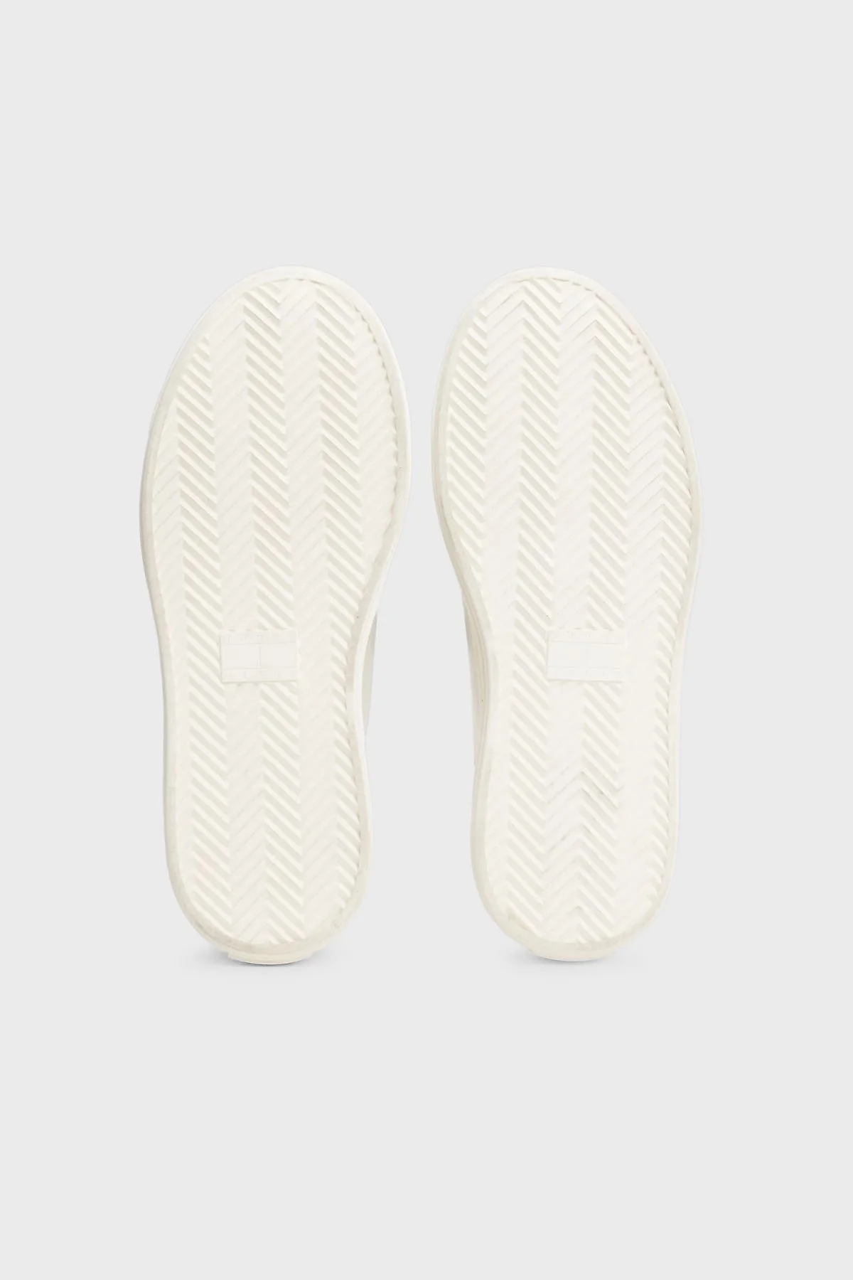 Tommy Jeans Hakiki Deri Kalın Tabanlı Sneaker Bayan Ayakkabı EN0EN02714 YBL BEYAZ - 7