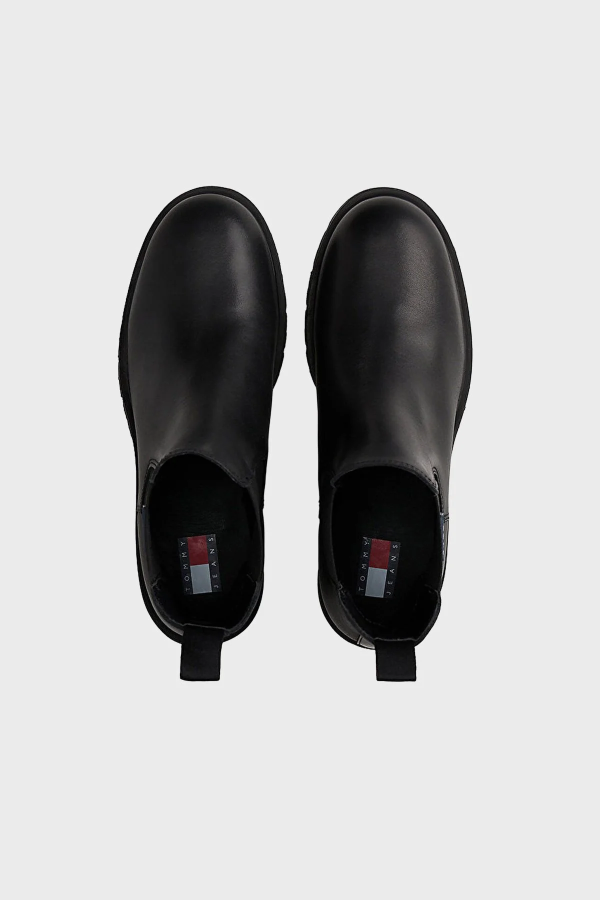 Tommy Jeans Hakiki Deri Logolu Bayan Bot EN0EN02825 BDS SİYAH - 4