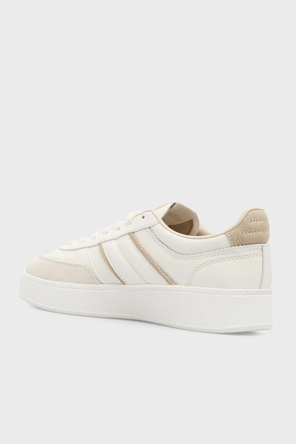 Tommy Jeans Hakiki Deri Logolu Sneaker Kadın Ayakkabı EN0EN02900 0GA BEJ - 2