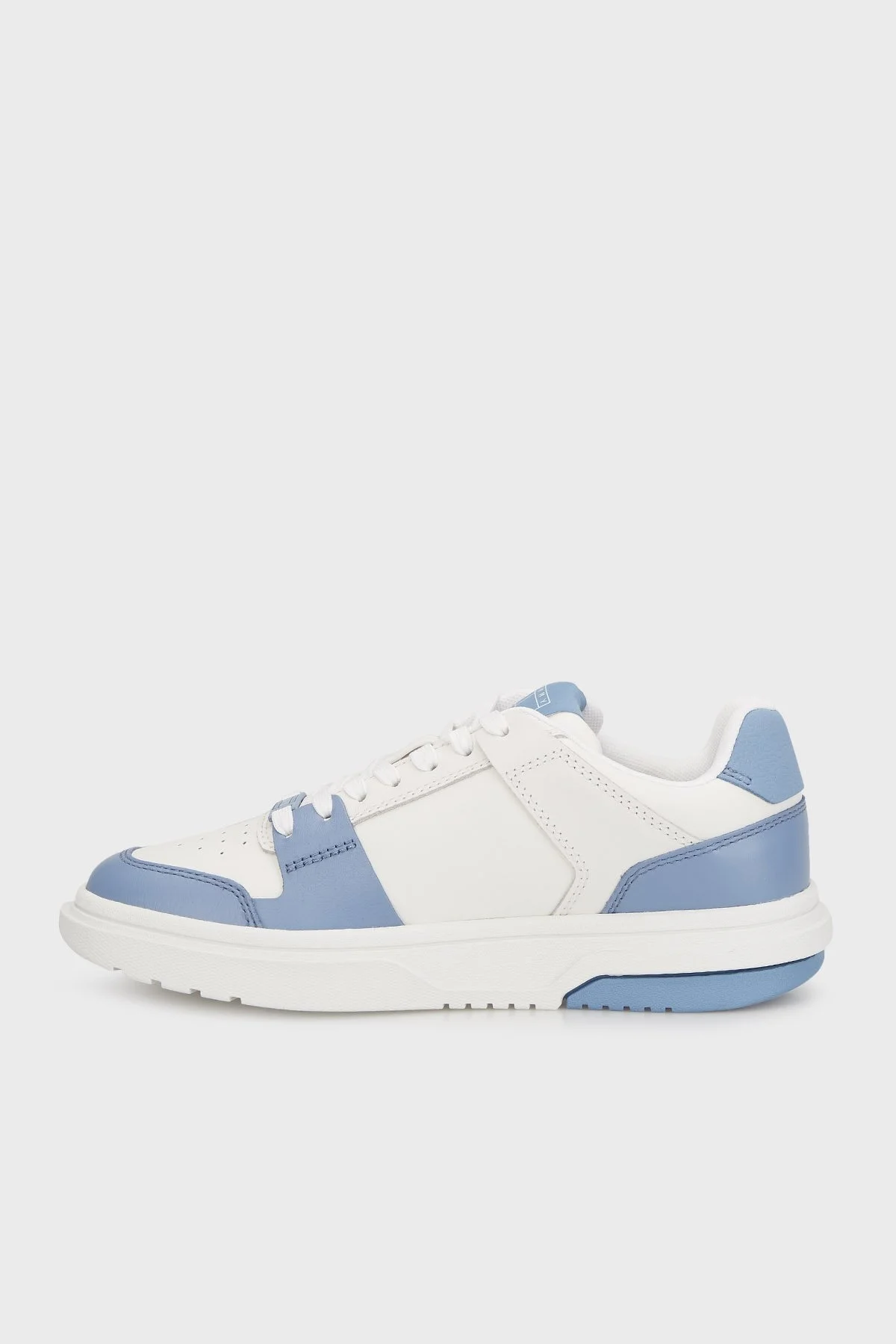 Tommy Jeans Hakiki Deri Sneaker Bayan Ayakkabı EN0EN02783 C33 BEYAZ-MAVİ - 3