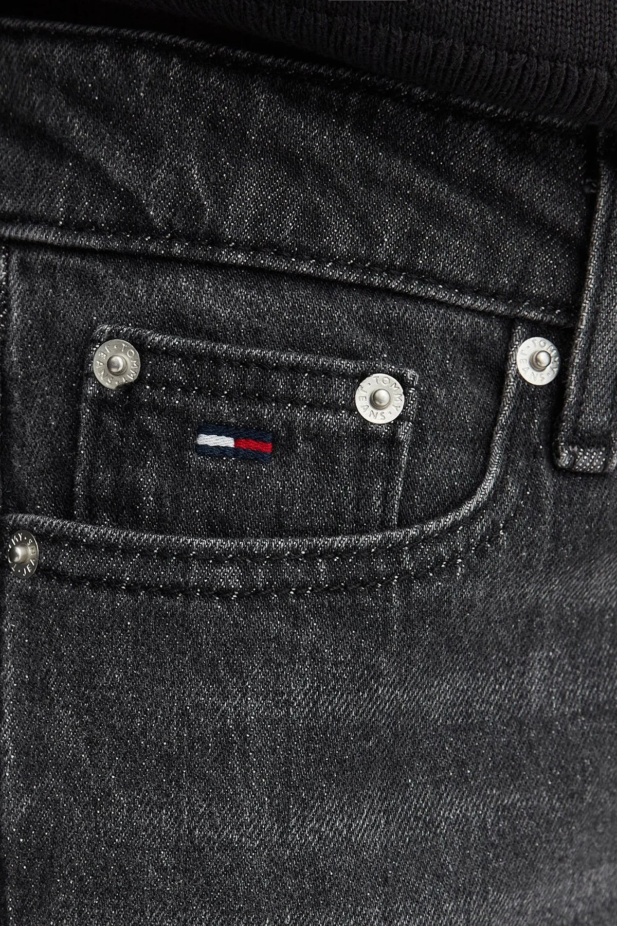 Tommy Jeans Slim Fit Yüksek Bel Düz Paça Jean Kadın Kot Pantolon DW0DW23469 1BZ Mavi - 4