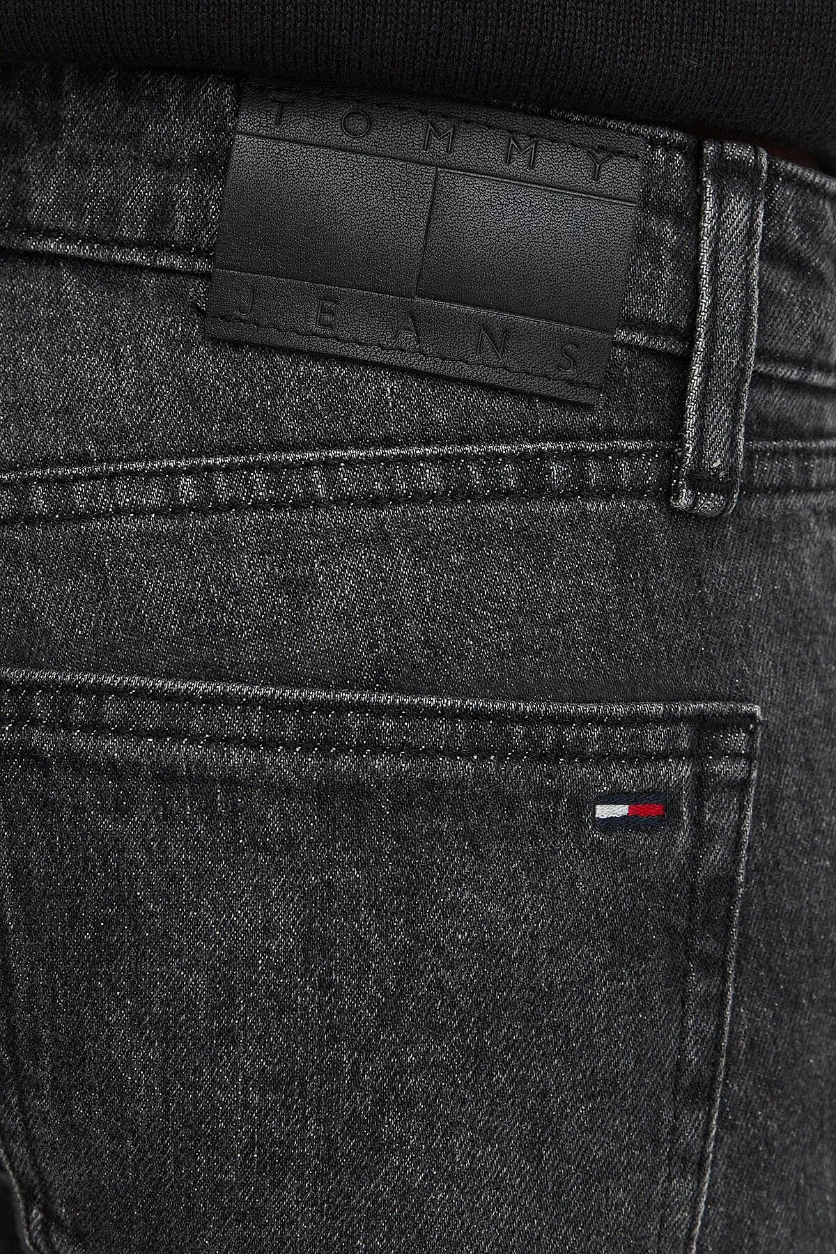 Tommy Jeans Slim Fit Yüksek Bel Düz Paça Jean Kadın Kot Pantolon DW0DW23469 1BZ Mavi - 5