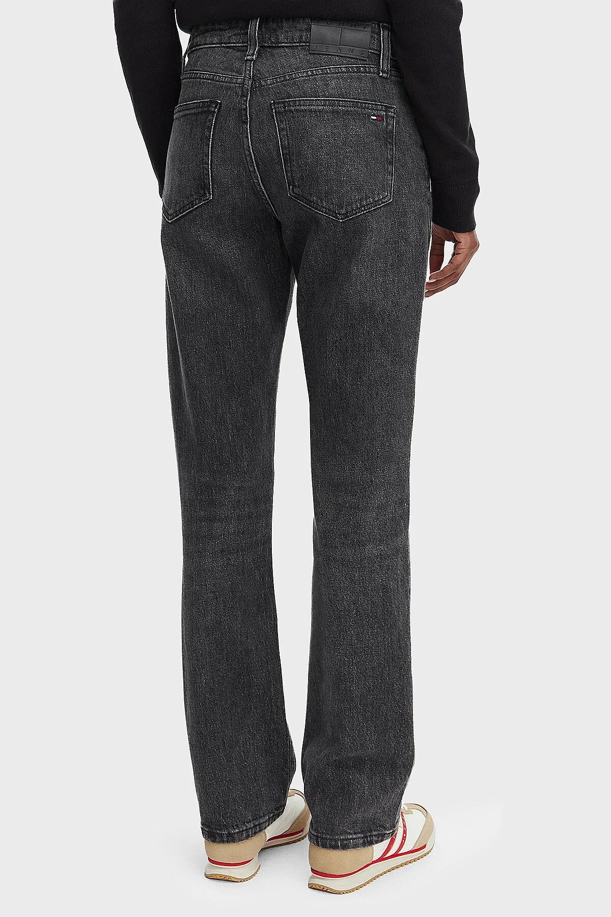 Tommy Jeans Slim Fit Yüksek Bel Düz Paça Jean Kadın Kot Pantolon DW0DW23469 1BZ Mavi - 3