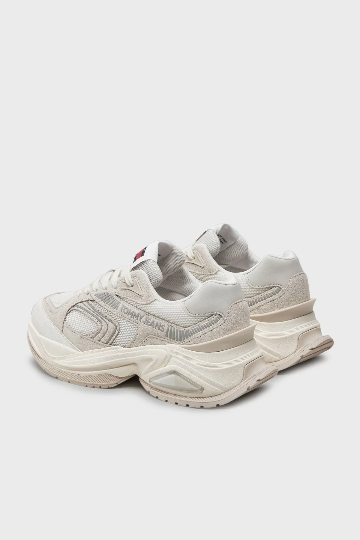 Tommy Jeans Kalın Tabanlı Sneaker Bayan Ayakkabı EN0EN02550 YBL BEYAZ - 3