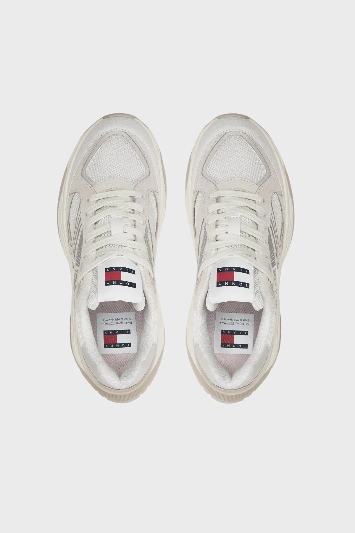Tommy Jeans Kalın Tabanlı Sneaker Bayan Ayakkabı EN0EN02550 YBL BEYAZ - 5