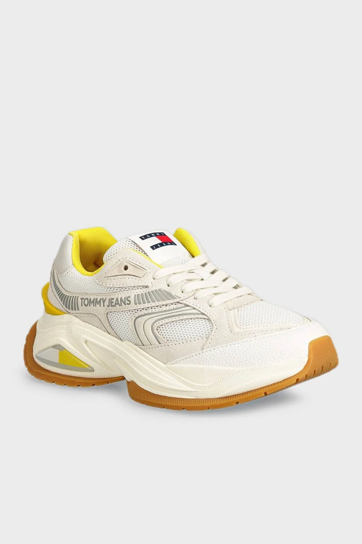 Tommy Jeans Kalın Tabanlı Sneaker Bayan Ayakkabı EN0EN02550 ZGR SARI - 2