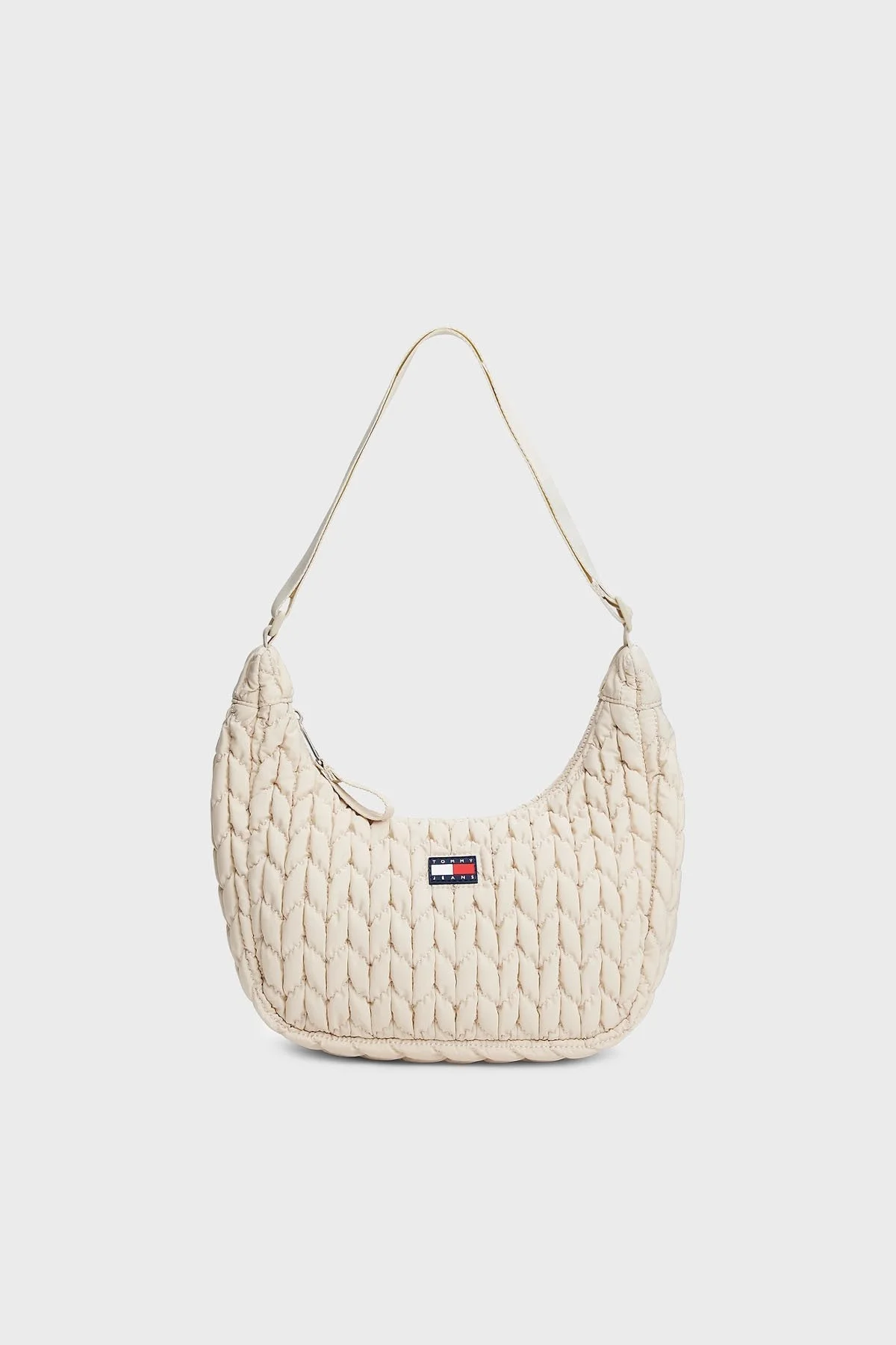 Tommy Jeans Kapitoneli Ayarlanabilir Askılı Bayan Çanta AW0AW17546 ACG BEJ - 1