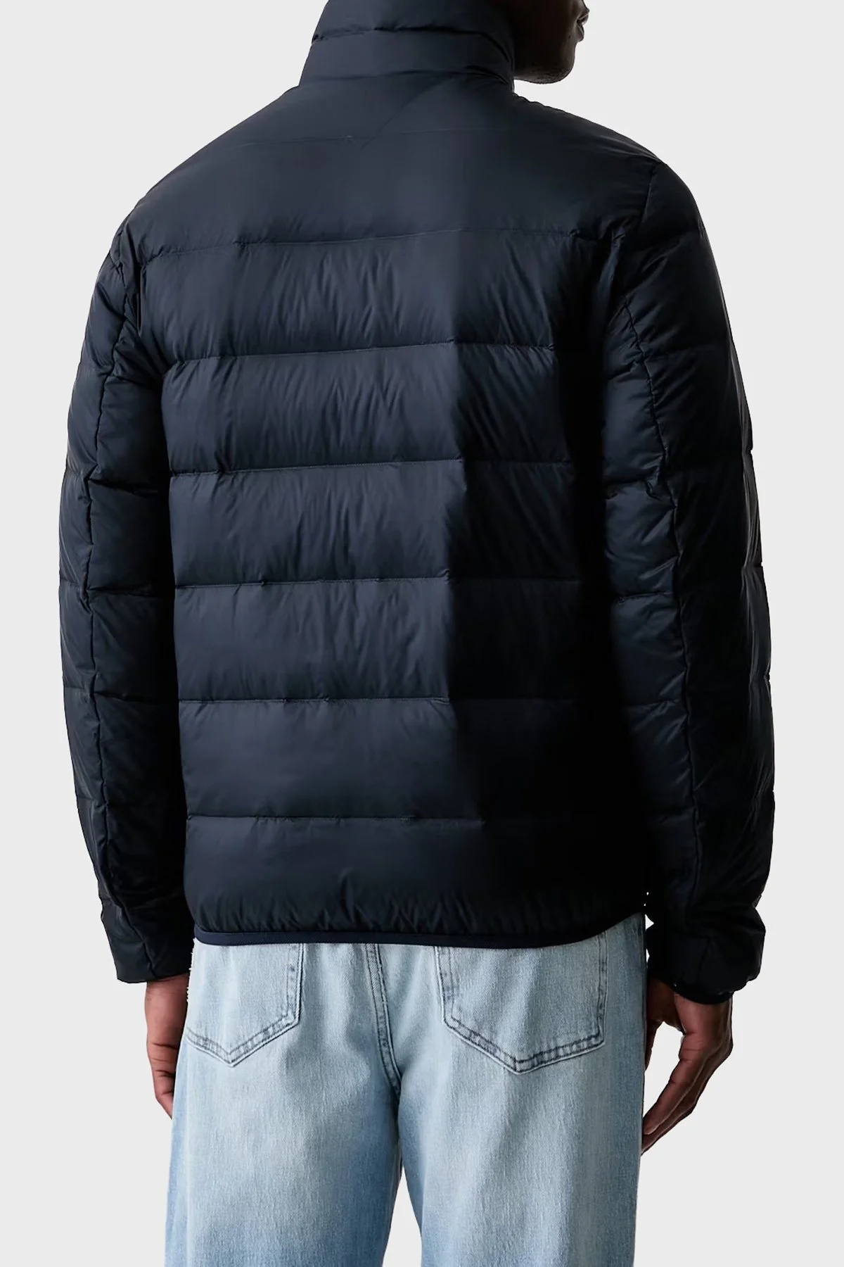 Tommy Jeans Kapitoneli Relaxed Fit Dik Yaka Erkek Mont DM0DM23231 C1G Lacivert - 3