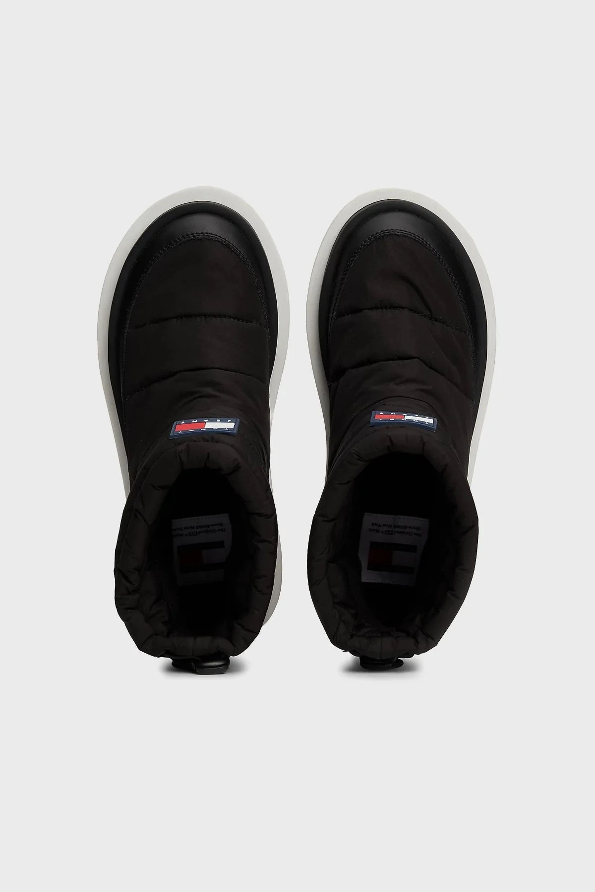 Tommy Jeans Kapitoneli Tırtıklı Platform Taban Bayan Bot EN0EN02725 BDS SİYAH - 4