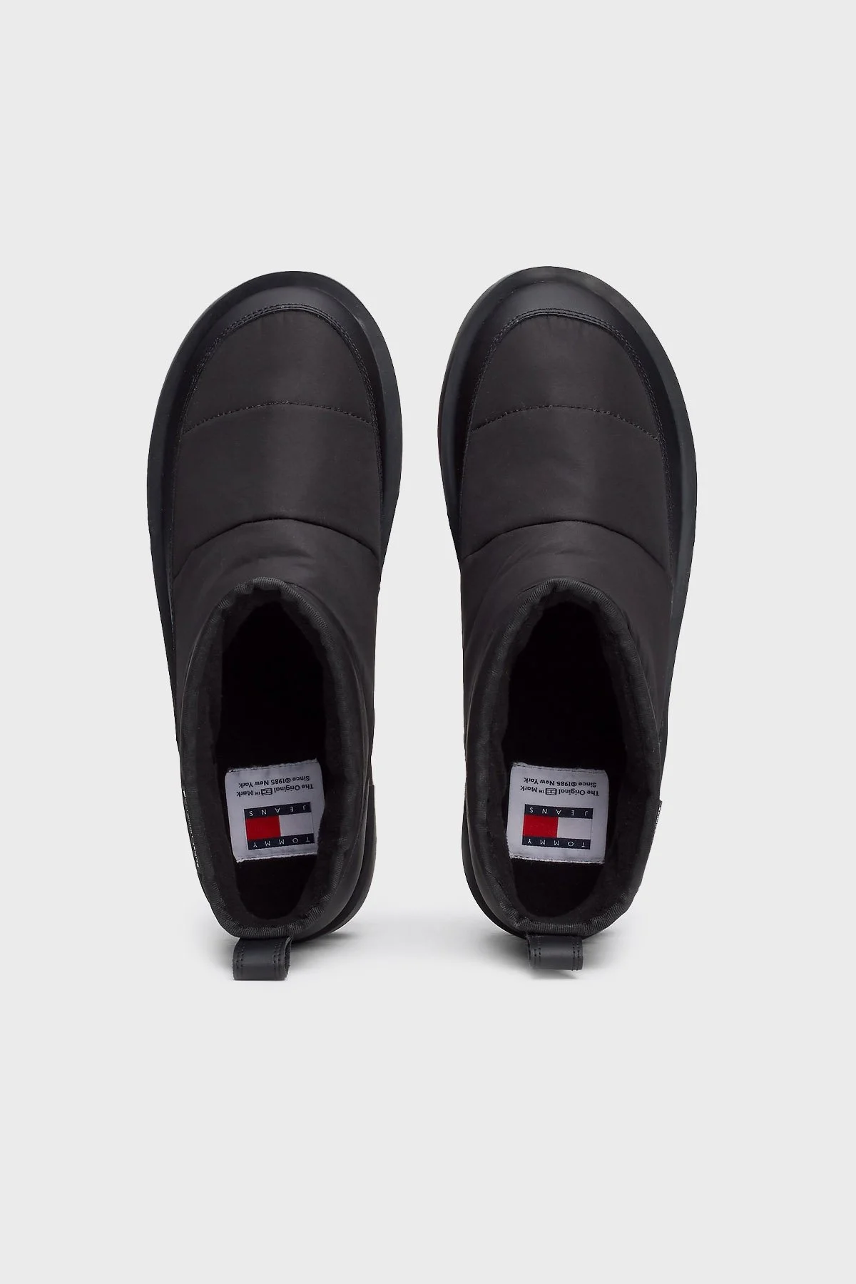 Tommy Jeans Kapitoneli Tırtıklı Platform Taban Kısa Kadın Bot EN0EN02689 BDS SİYAH - 5