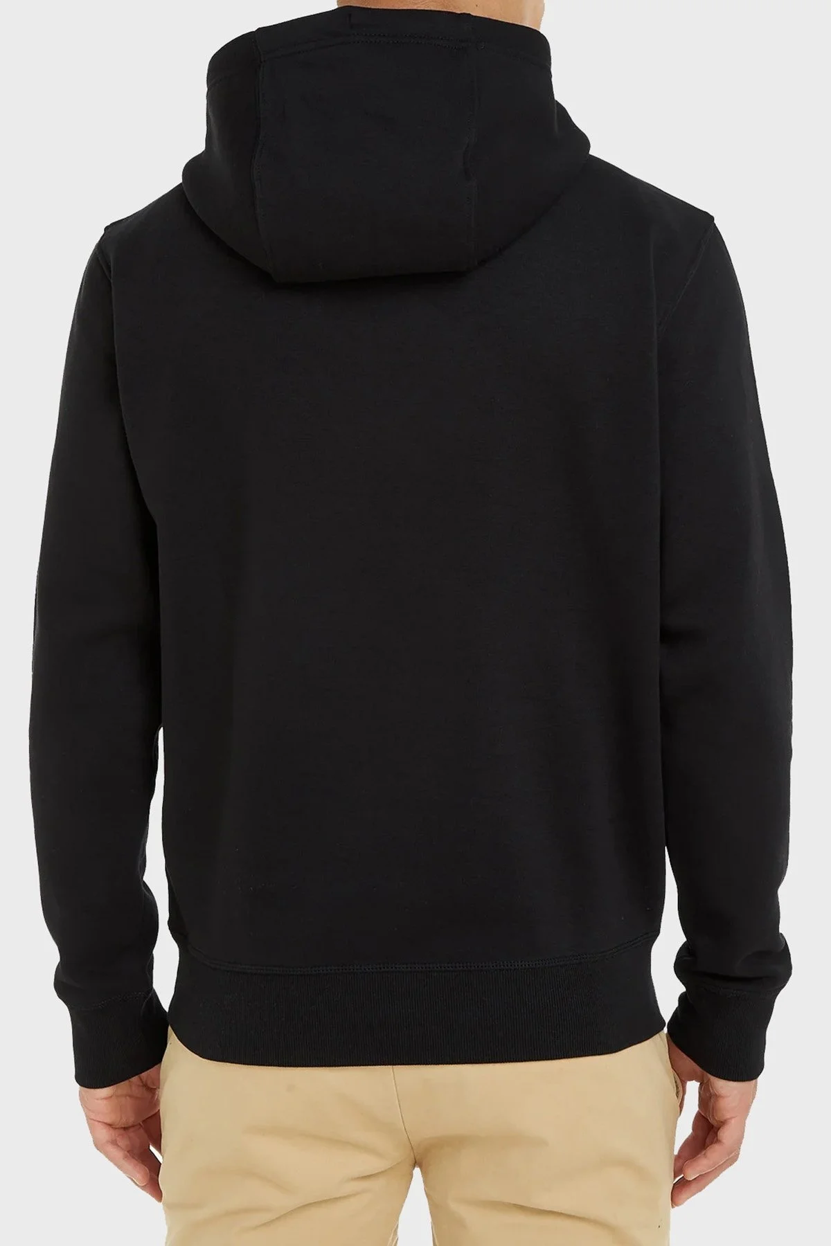 Tommy Jeans Kapüşonlu Pamuk Karışımlı Relaxed Fit Erkek Sweat DM0DM18130 BDS SİYAH - 2