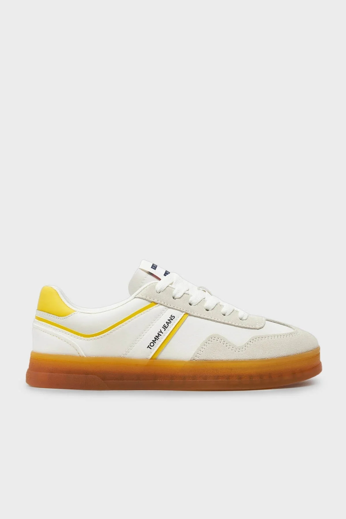 Tommy Jeans Kaydırmaz Tabanlı Sneaker Bayan Ayakkabı EN0EN02552 ZGR SARI - 1