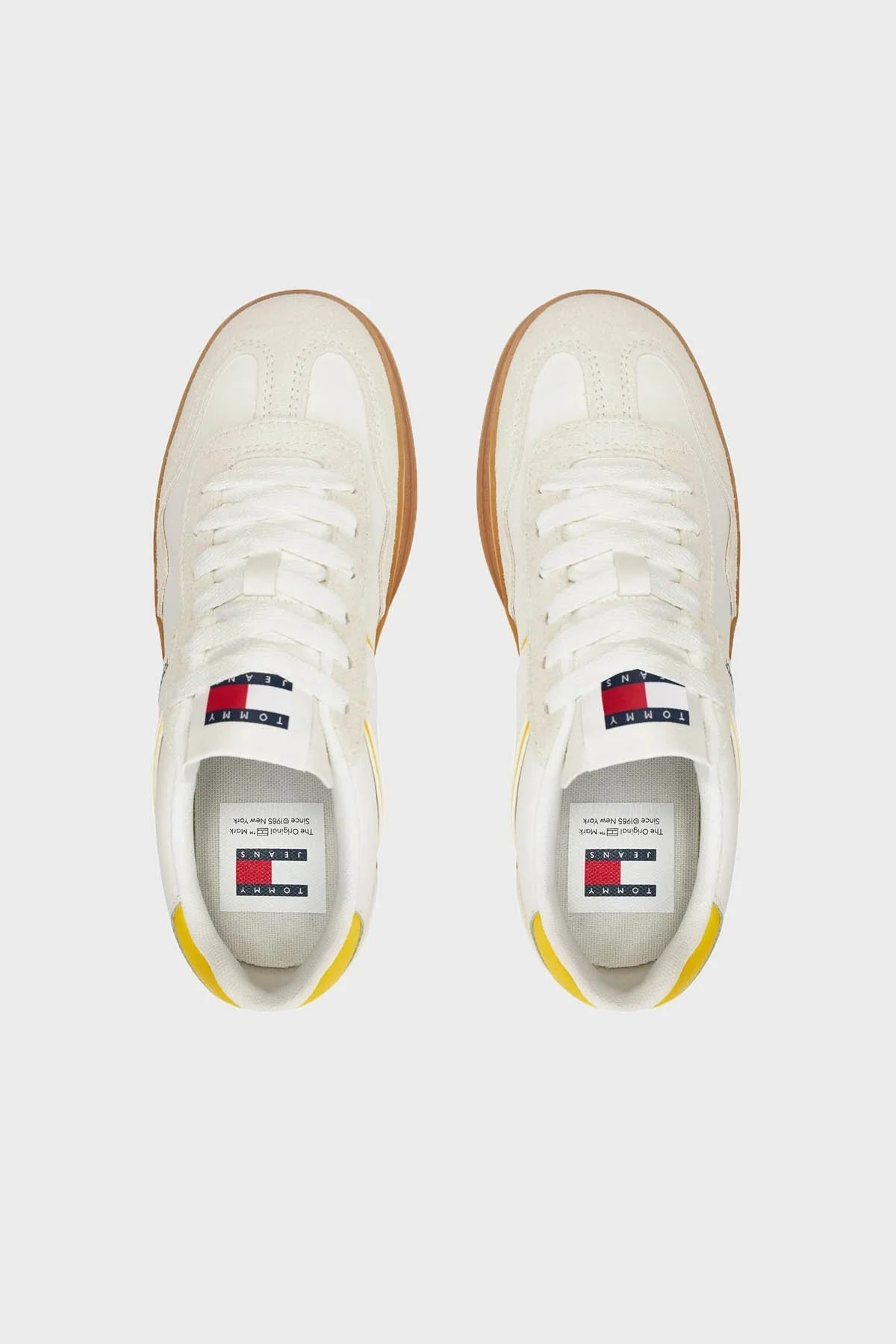 Tommy Jeans Kaydırmaz Tabanlı Sneaker Bayan Ayakkabı EN0EN02552 ZGR SARI - 5
