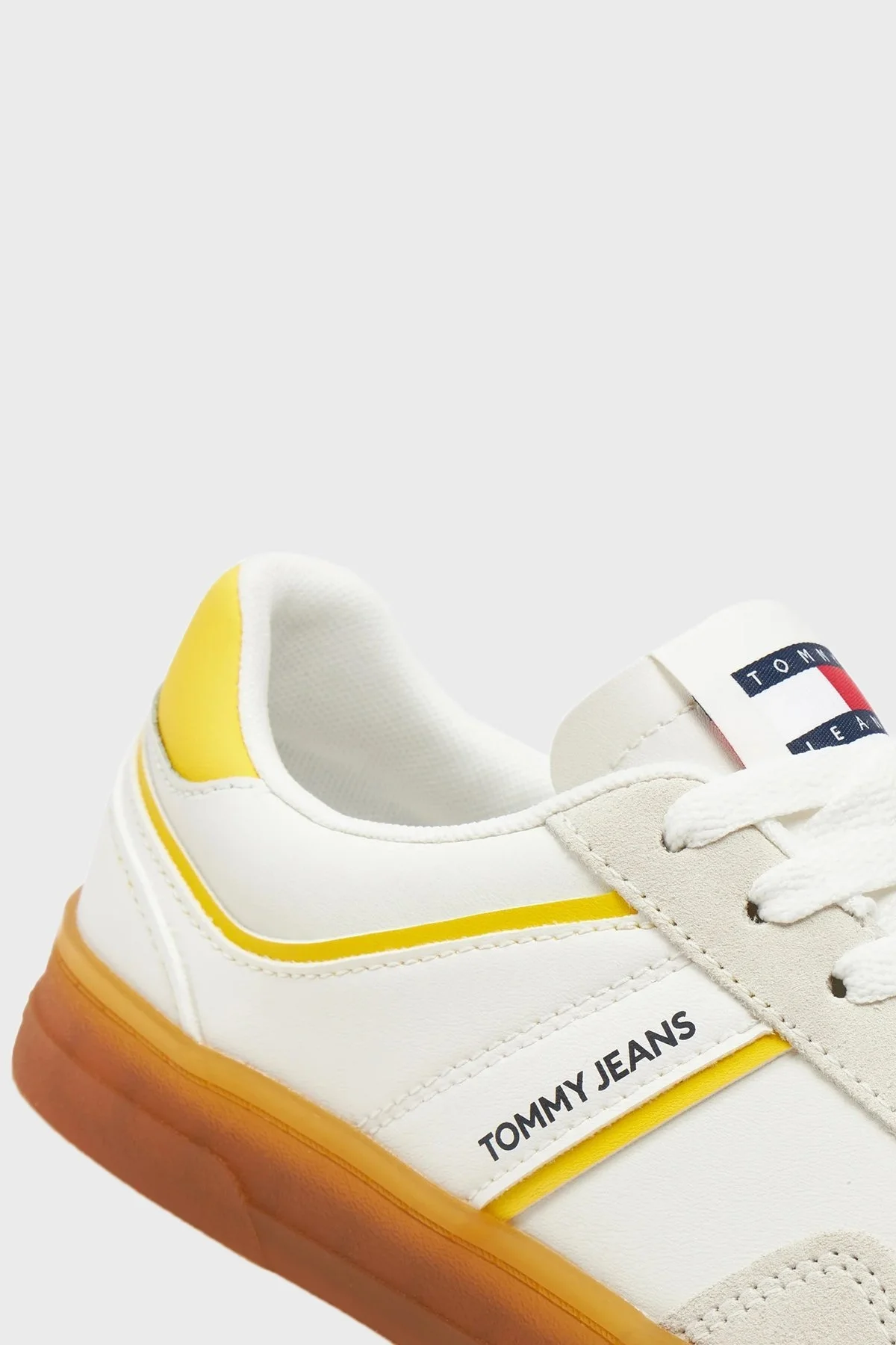 Tommy Jeans Kaydırmaz Tabanlı Sneaker Bayan Ayakkabı EN0EN02552 ZGR SARI - 6