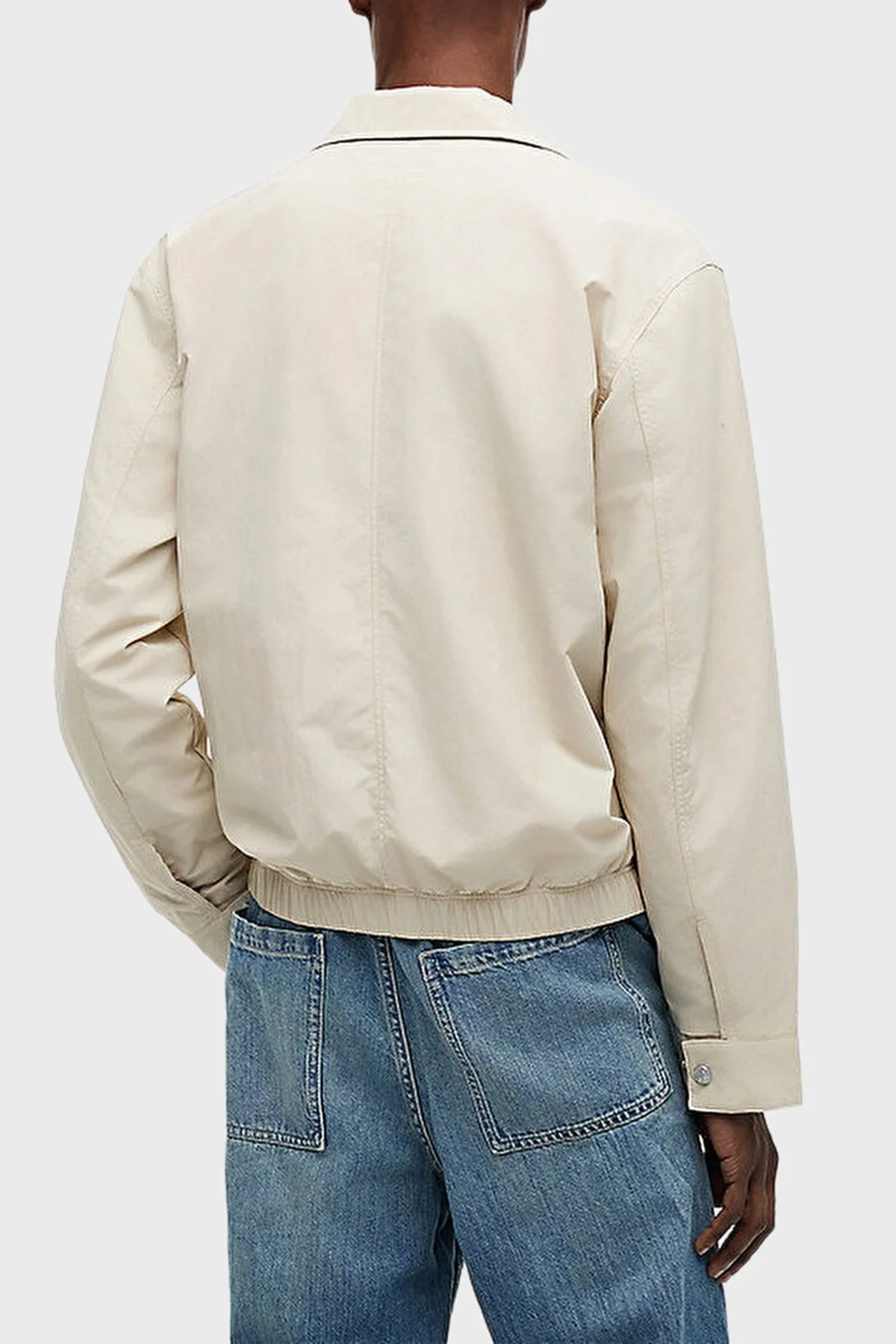 Tommy Jeans Klasik Yaka Çıtçıtlı Slim Fit Ceket Erkek Mont DM0DM22733 ACI Bej - 4