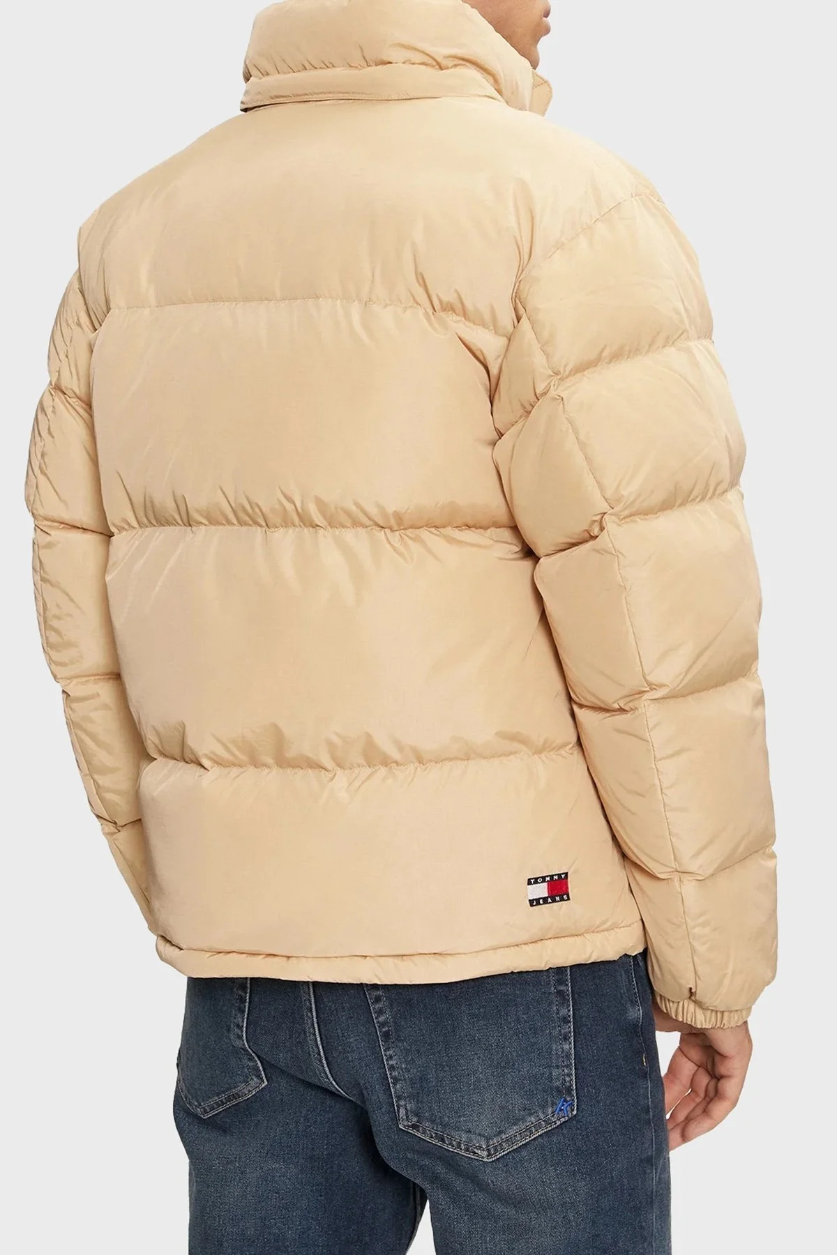 Tommy Jeans Kuş Tüyü Dolgulu Regular Fit Çıkarılabilir Kapüşonlu Erkek Mont DM0DM19537 AB9 BEJ - 5