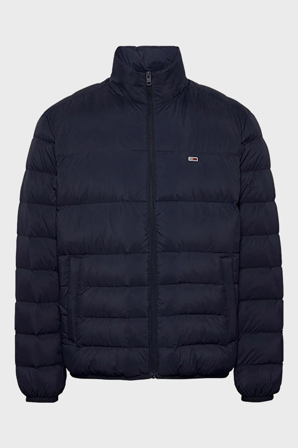 Tommy Jeans Kuş Tüyü Dolgulu Regular Fit Dik Yaka Erkek Mont DM0DM20686 C1G LACİVERT - 1