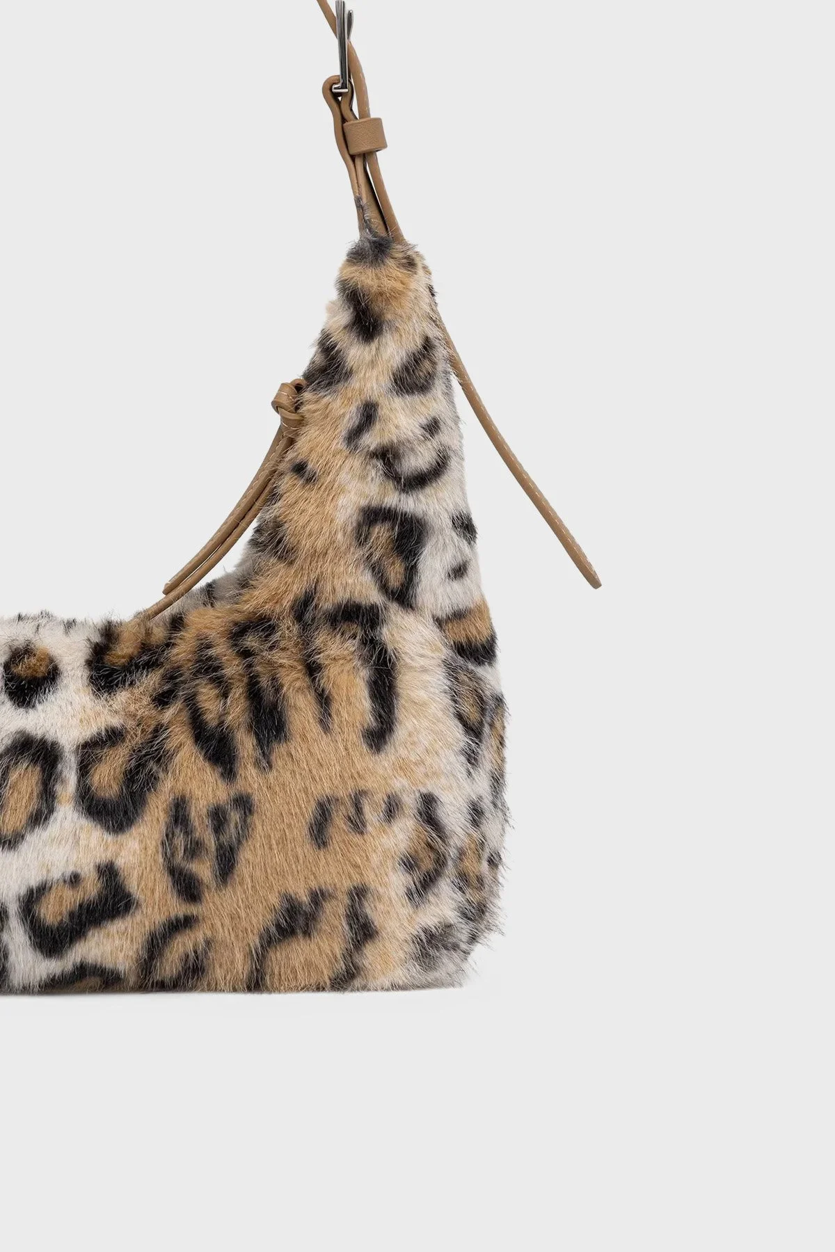 Tommy Jeans Leoparlı Omuz Askılı Kadın Çanta AW0AW19264 0HD Kahve - 3