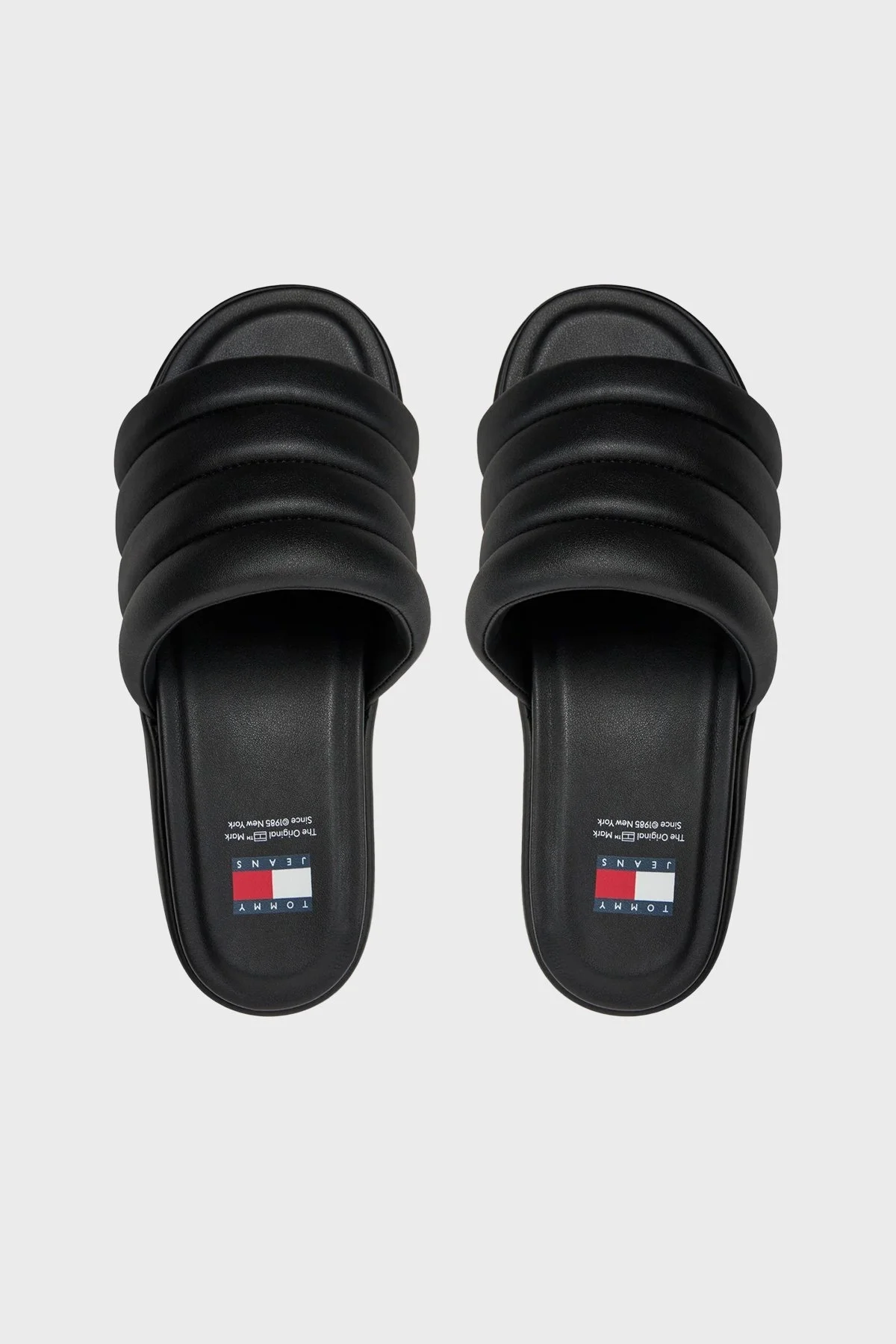 Tommy Jeans Logo Dolgulu Platform Bayan Sandalet EN0EN02455 BDS SİYAH - 4