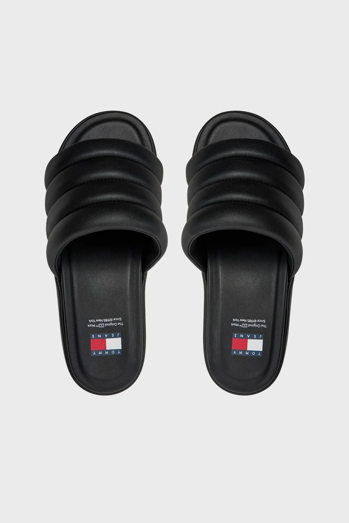 Tommy Jeans Logo Dolgulu Platform Kadın Sandalet EN0EN02455 BDS SİYAH - 4