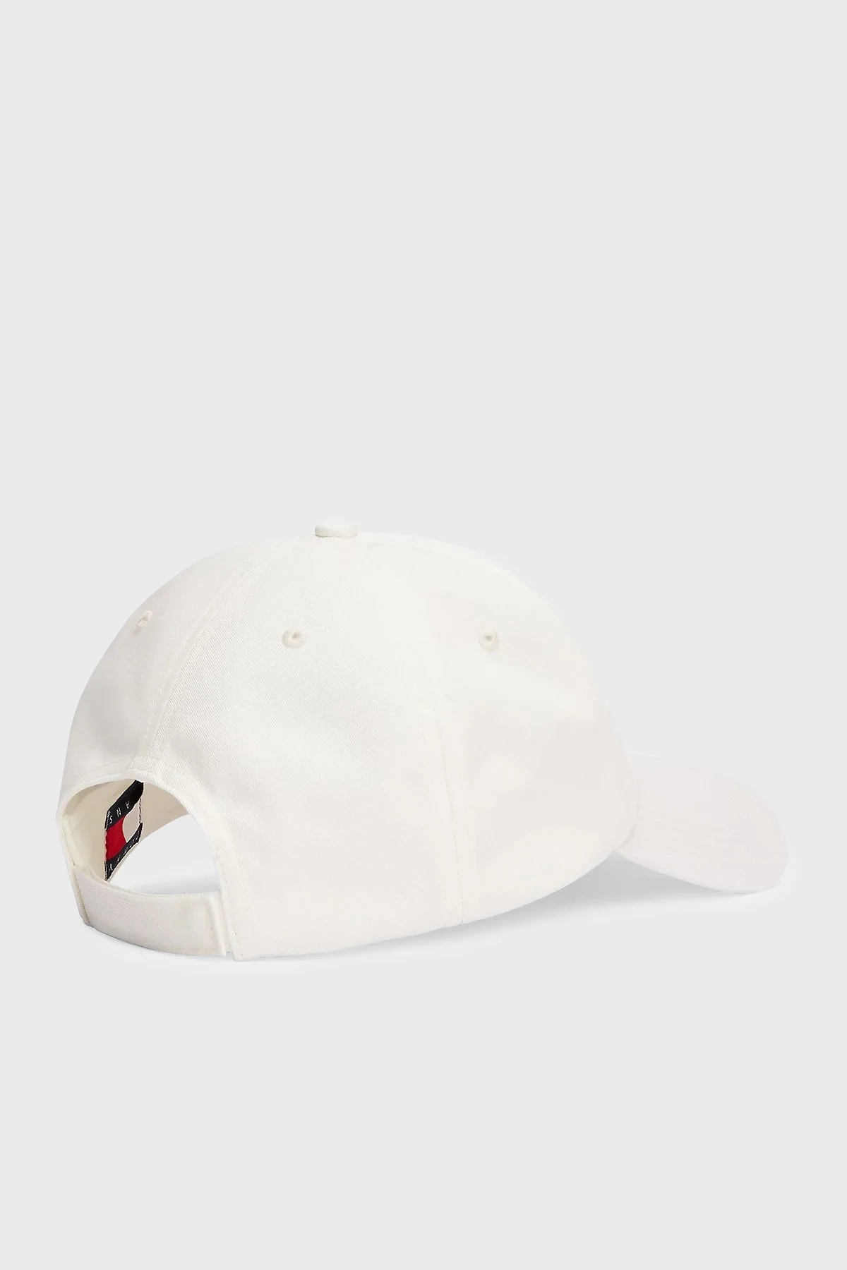 Tommy Jeans Logo İşlemeli % 100 Pamuk Erkek Şapka AM0AM12958 YBH BEYAZ - 4