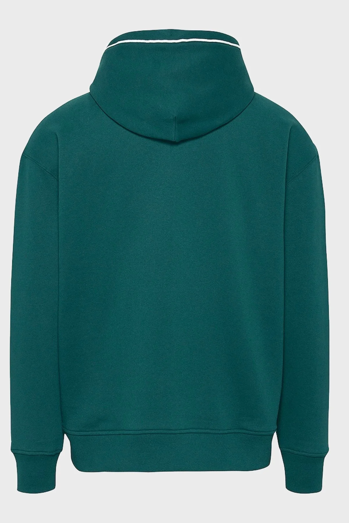 Tommy Jeans Logo İşlemeli Pamuklu Regular Fit Kapüşonlu Erkek Sweat DM0DM19760 CWG KOYU YEŞİL - 5