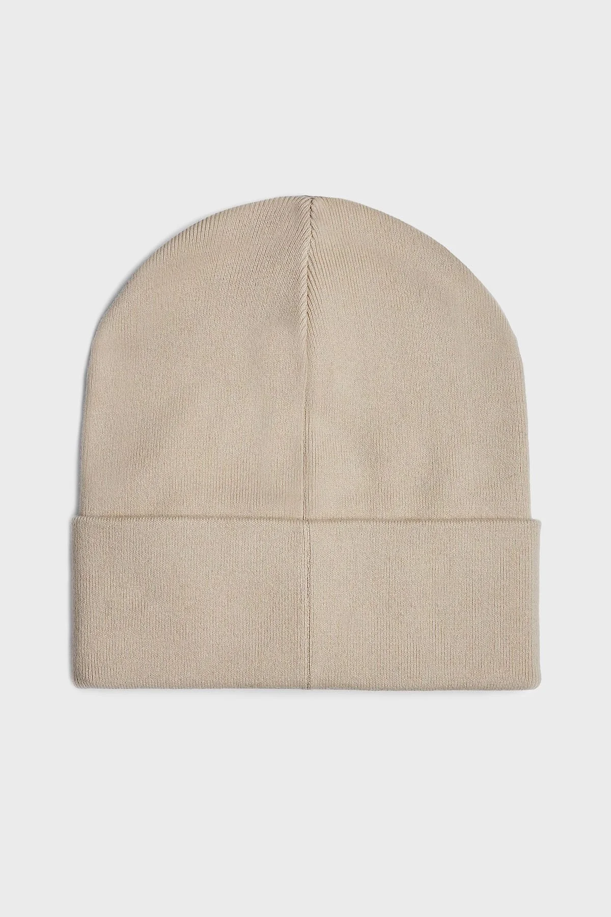 Tommy Jeans Logolu % 100 Pamuk Yumuşak Dokulu Bayan Bere AW0AW16783 ACG BEJ - 7