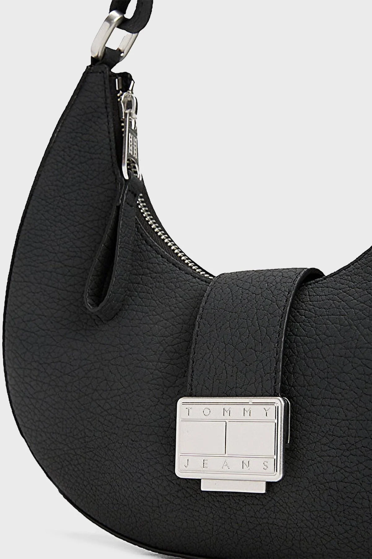 Tommy Jeans Logolu Ayarlanabilir Askılı Bayan Çanta AW0AW17539 BDS SİYAH - 5