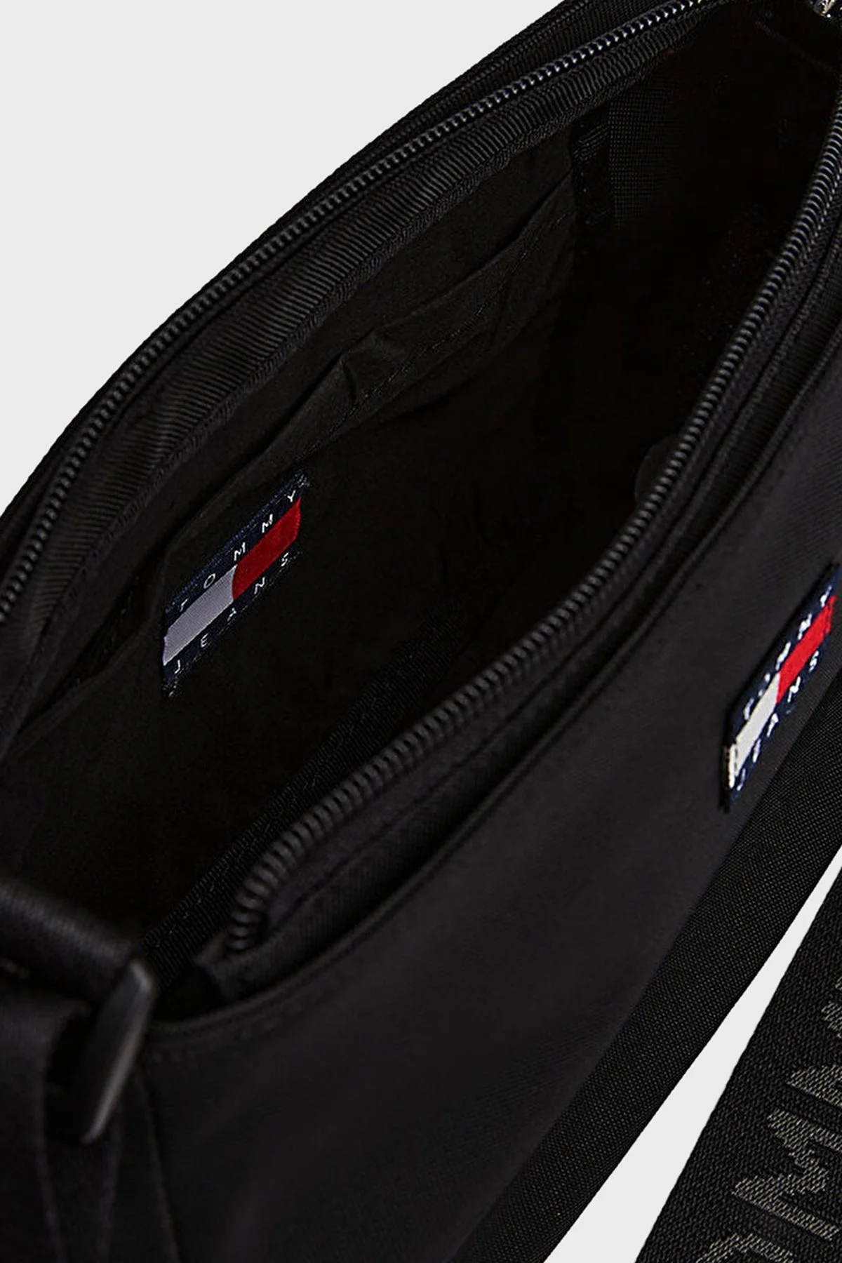 Tommy Jeans Logolu Ayarlanabilir Askılı Bayan Çanta AW0AW17544 BDS SİYAH - 4