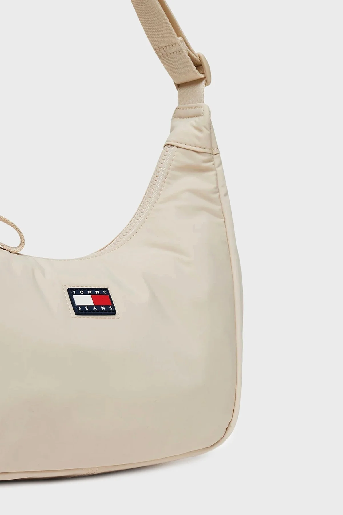 Tommy Jeans Logolu Ayarlanabilir Askılı Bayan Çanta AW0AW17547 ACG BEJ - 4