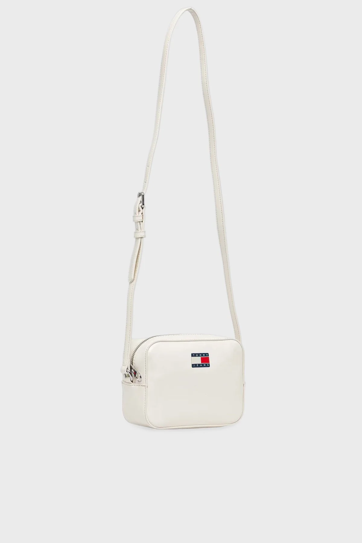 Tommy Jeans Logolu Ayarlanabilir Askılı Bayan Çanta AW0AW17864 YBI BEYAZ - 4