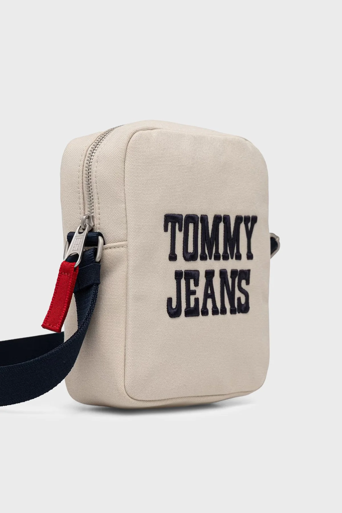 Tommy Jeans Logolu Ayarlanabilir Askılı Erkek Çanta AM0AM14223 ACG BEJ - 3