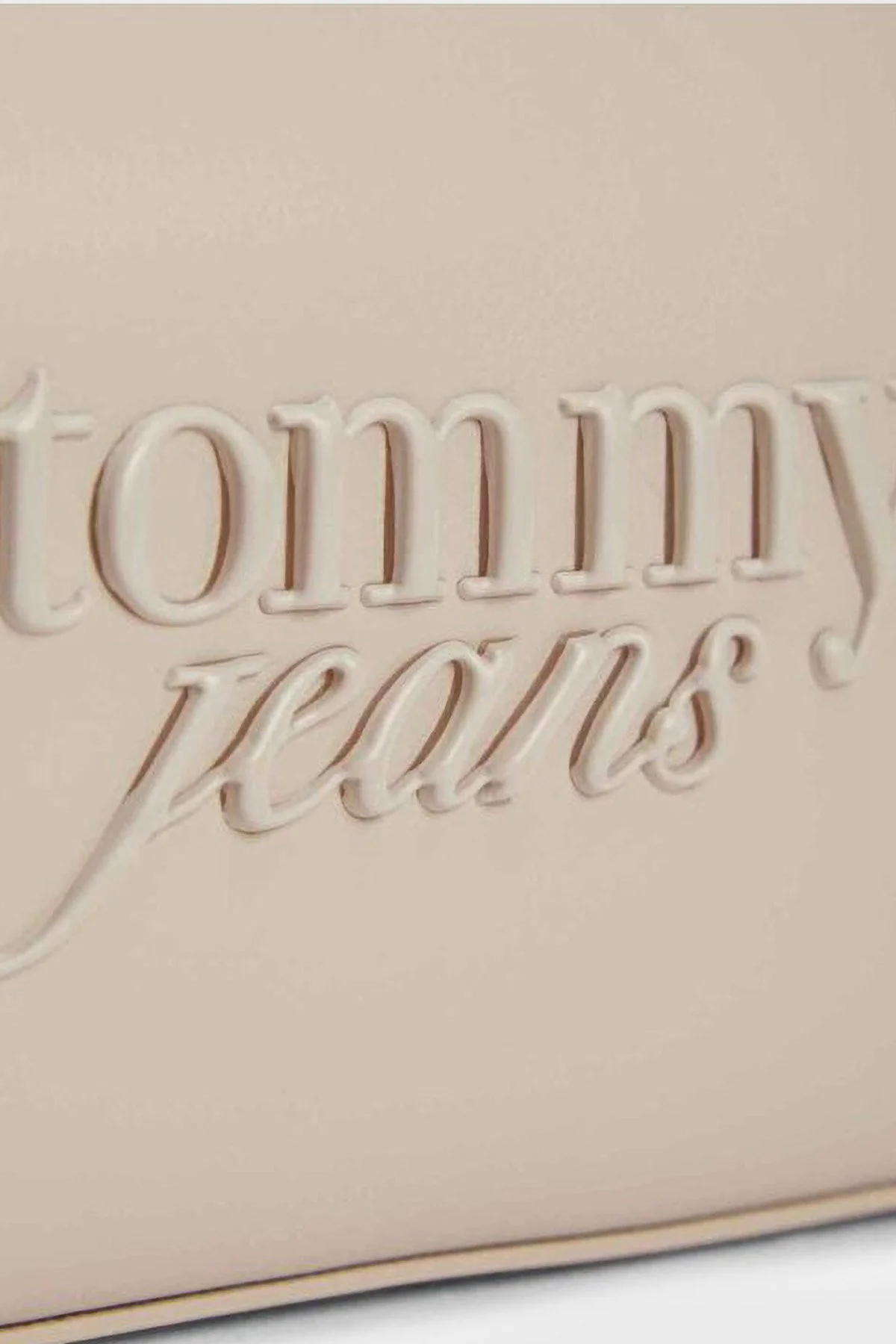 Tommy Jeans Logolu Ayarlanabilir Askılı Kadın Çanta AW0AW18449 AEP BEJ - 4
